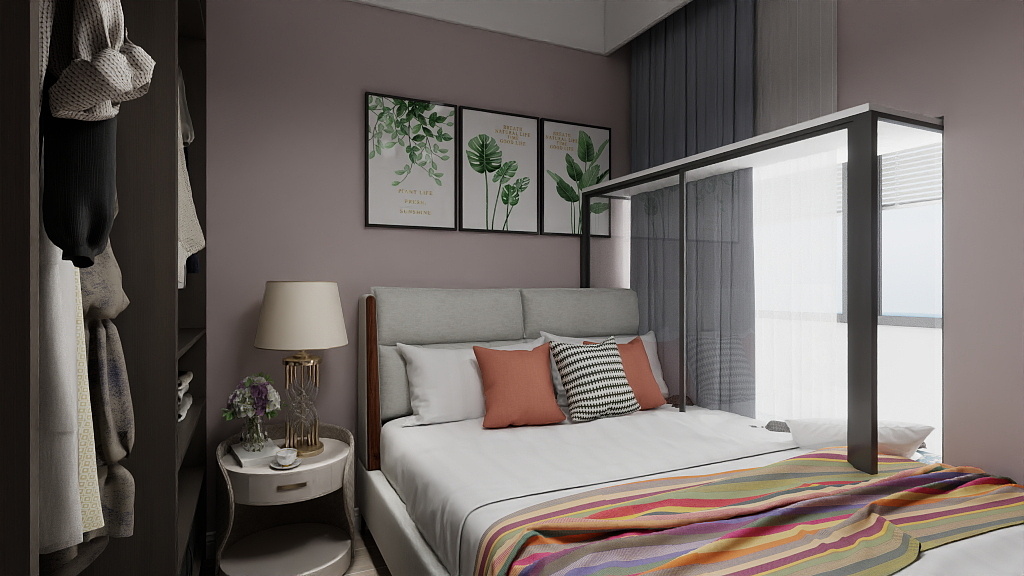 迷糊-半糖-初级考核实操题3室-装修设计方案