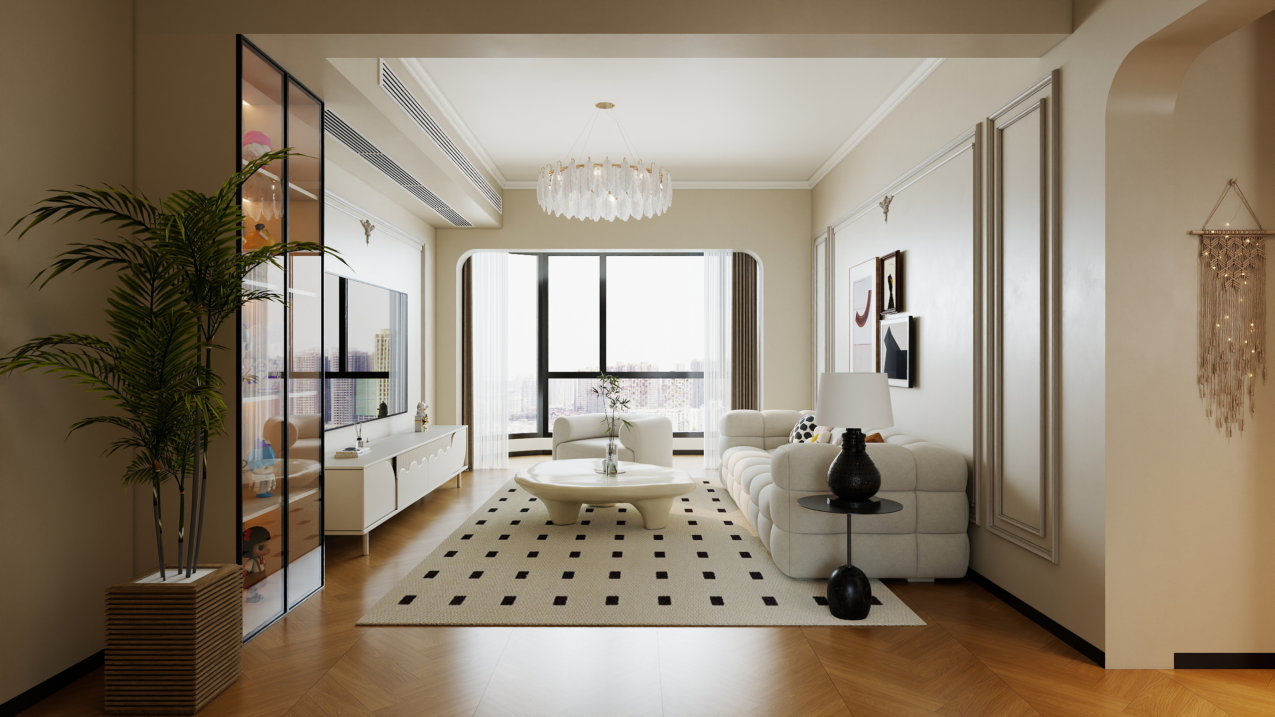 李青越-126平三室中古装修效果图