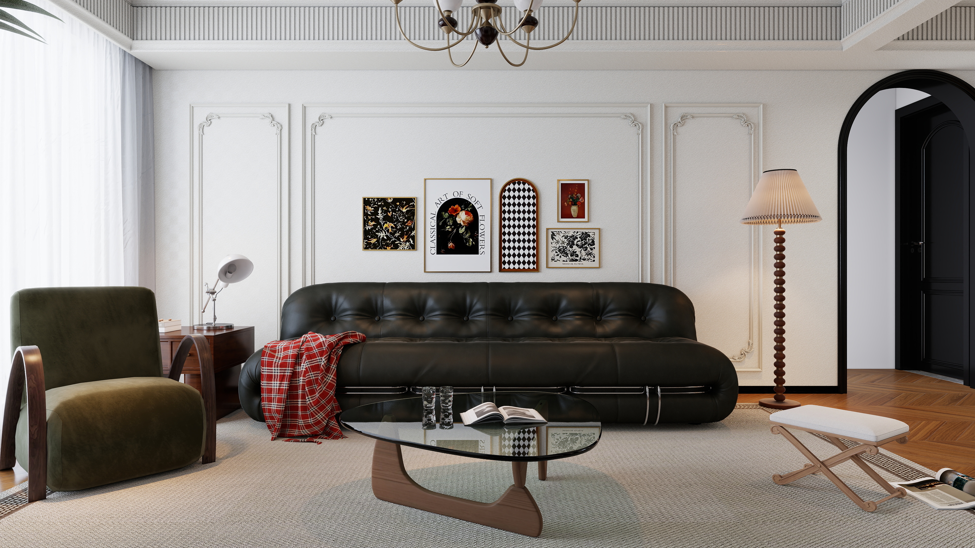 涫卓設記-金茂学府法式复古-装修设计方案