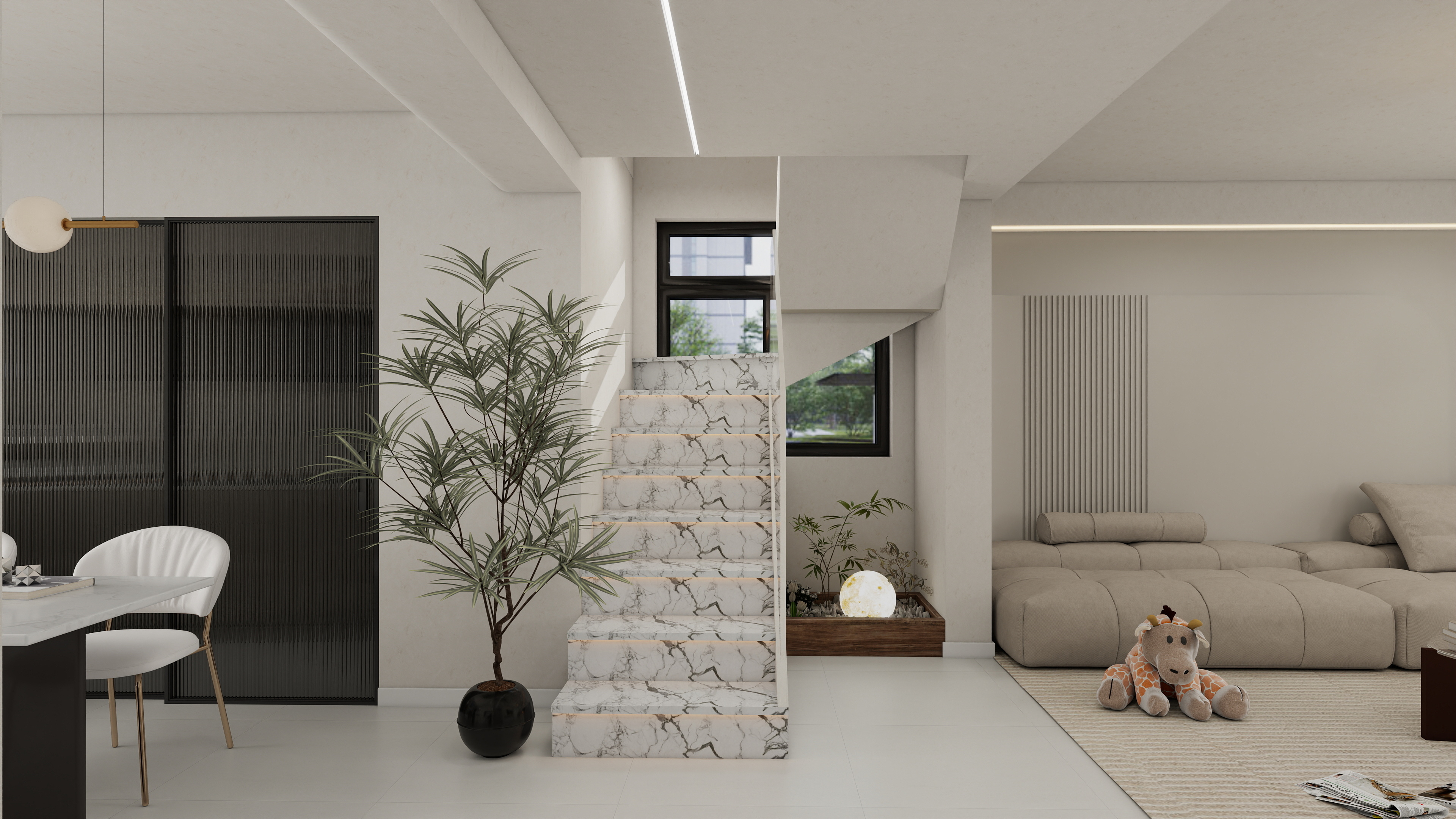 效果图只供参考实际效果以现场为准-中梁壹号院（复式）装修效果图