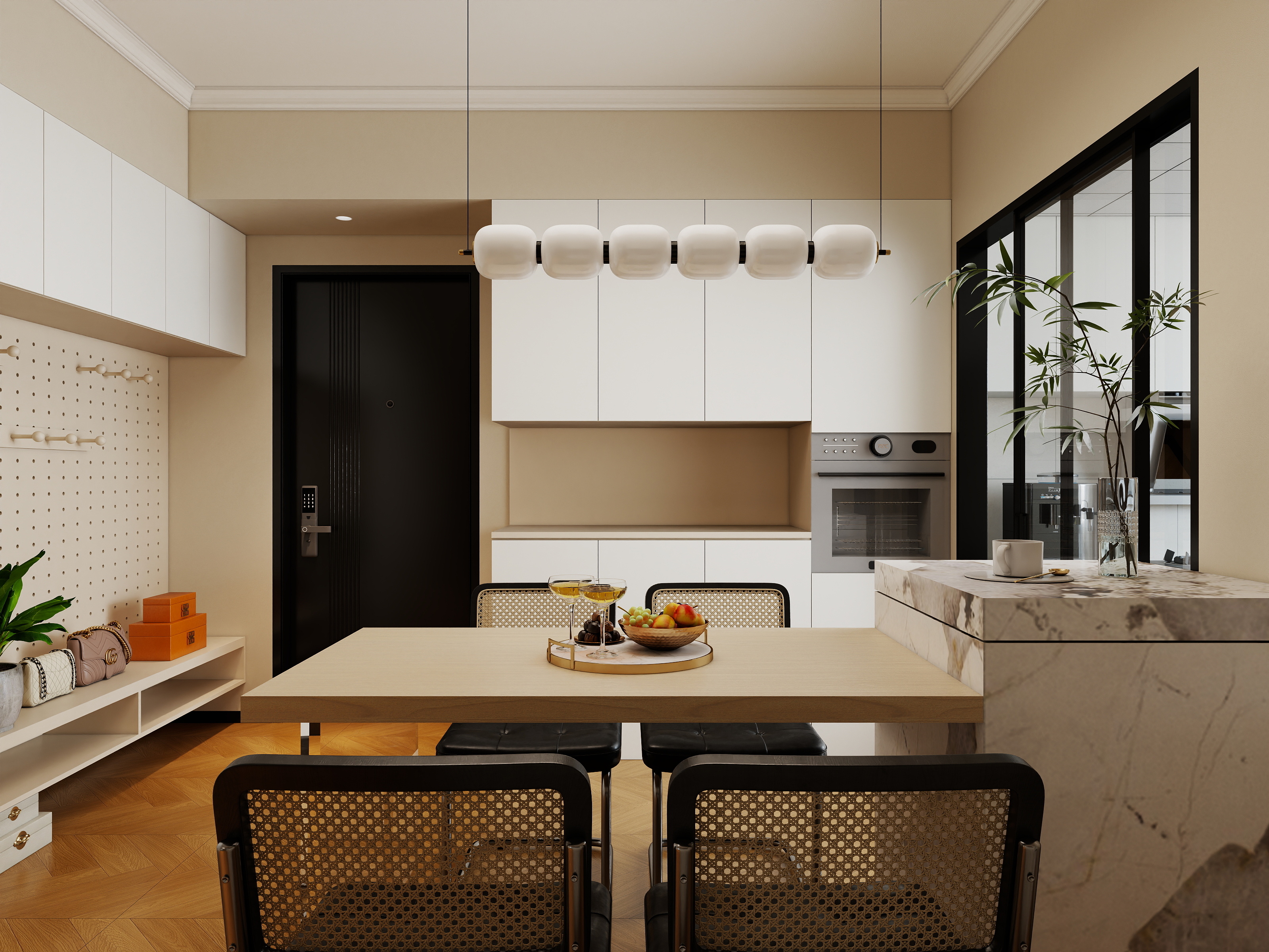 李青越-126平三室中古装修效果图