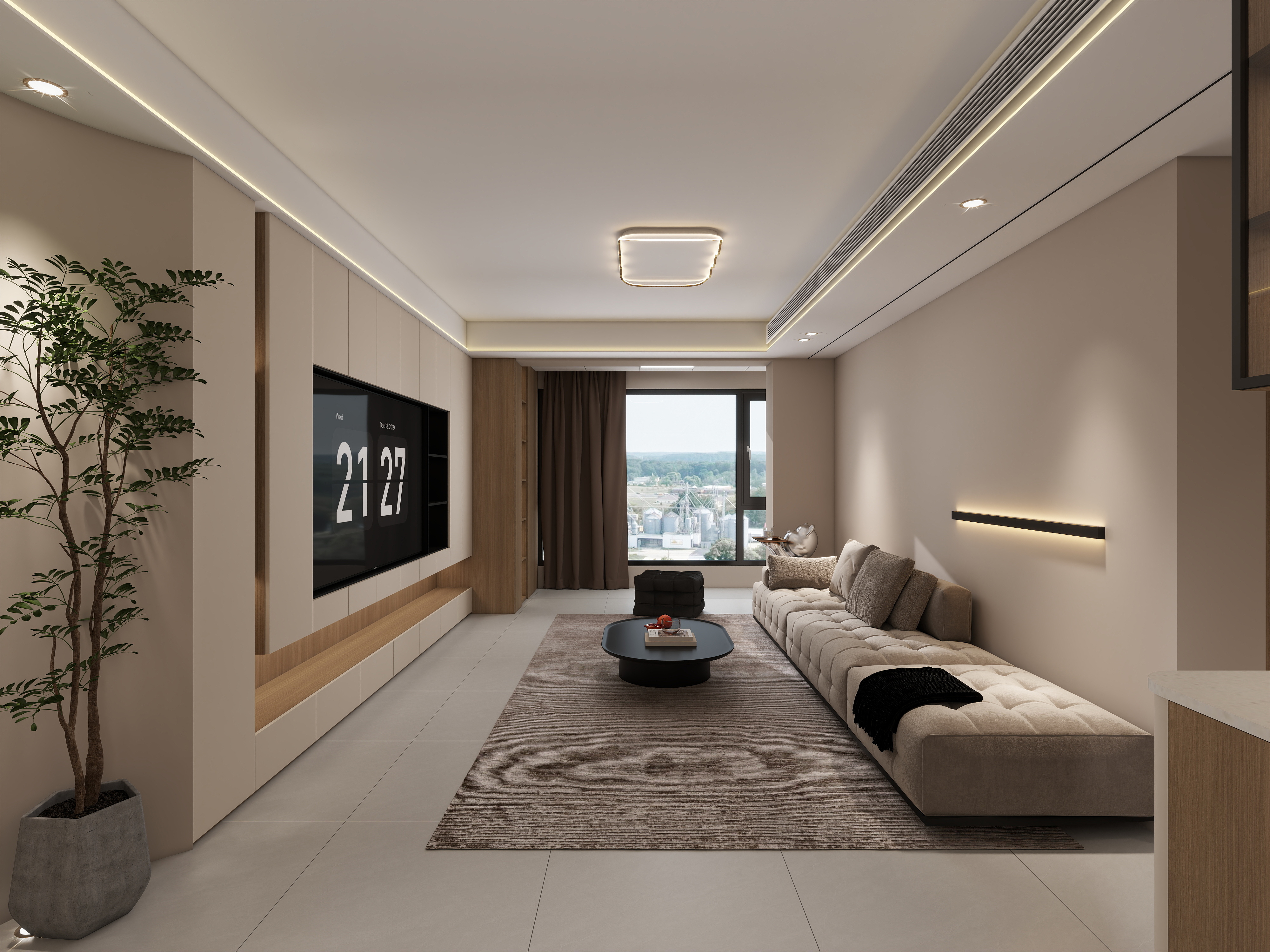 深呼吸丿-119㎡3室-装修设计方案