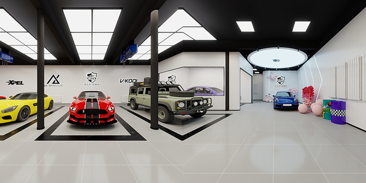 米格空间美学-车仕多姚总车行-装修设计方案
