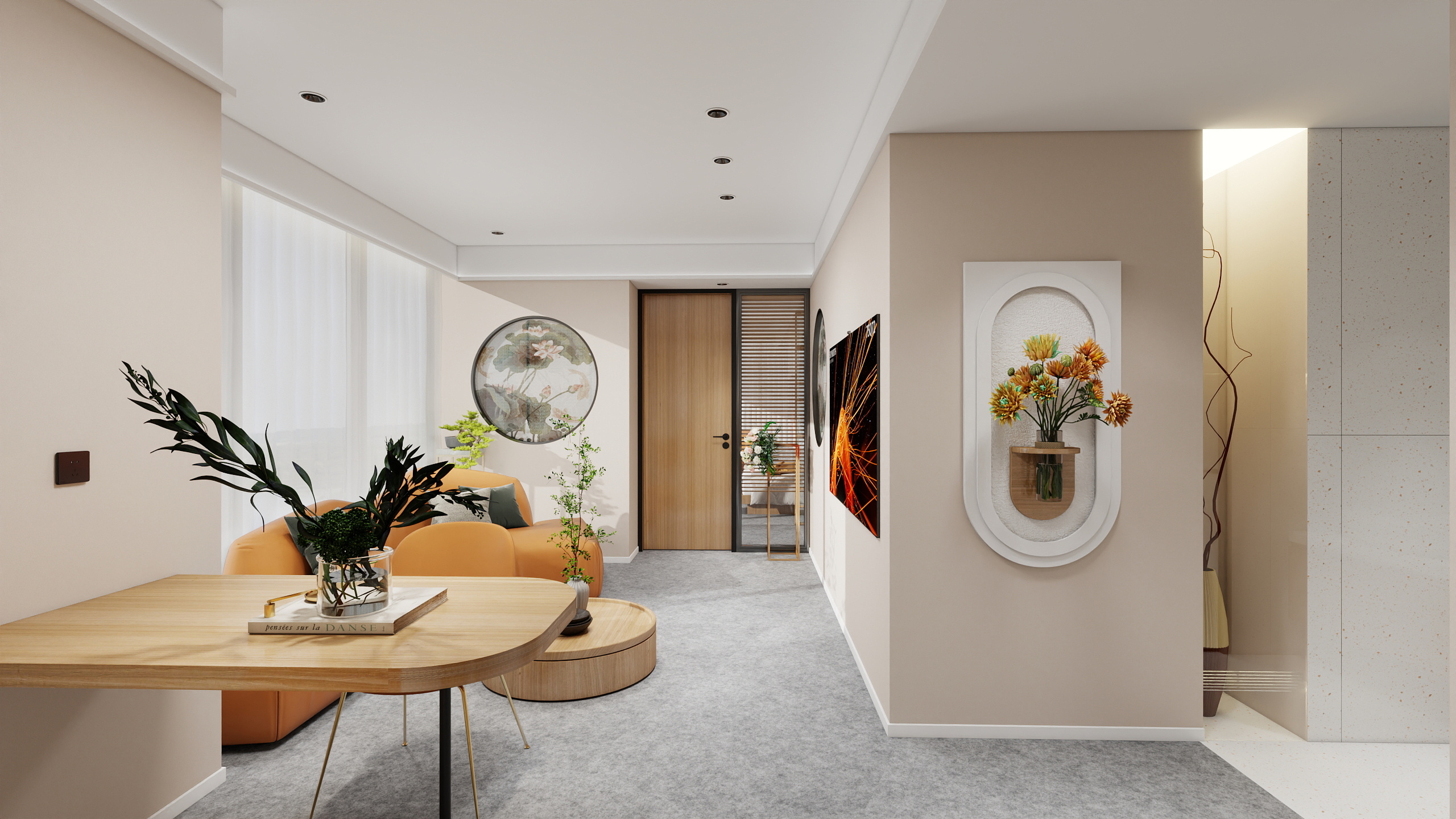 神马云在线-月子会所52.25m²护理套间A装修效果图