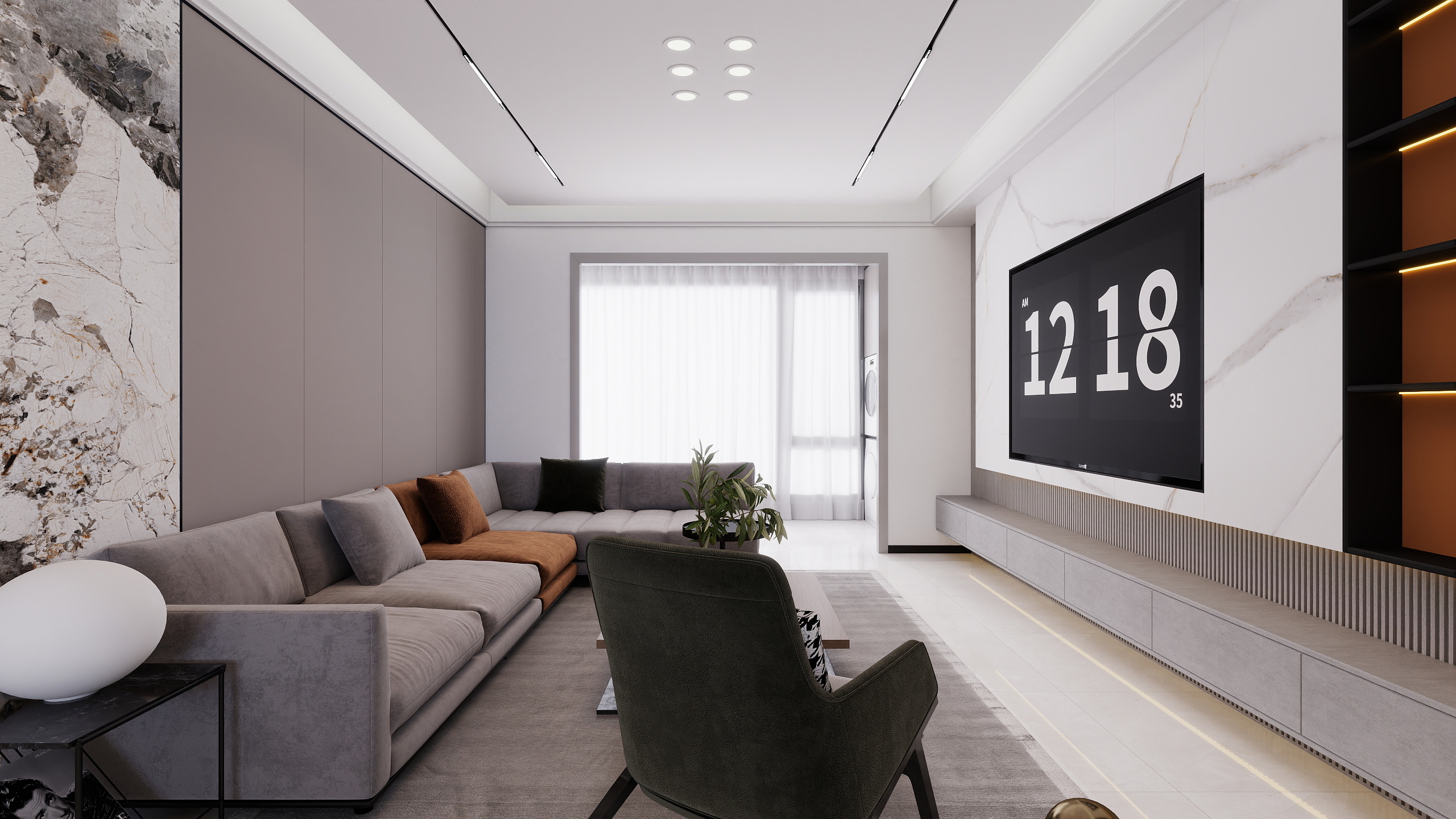 阜南家立方装饰-被小区群众围观了的现代简约风装修效果图