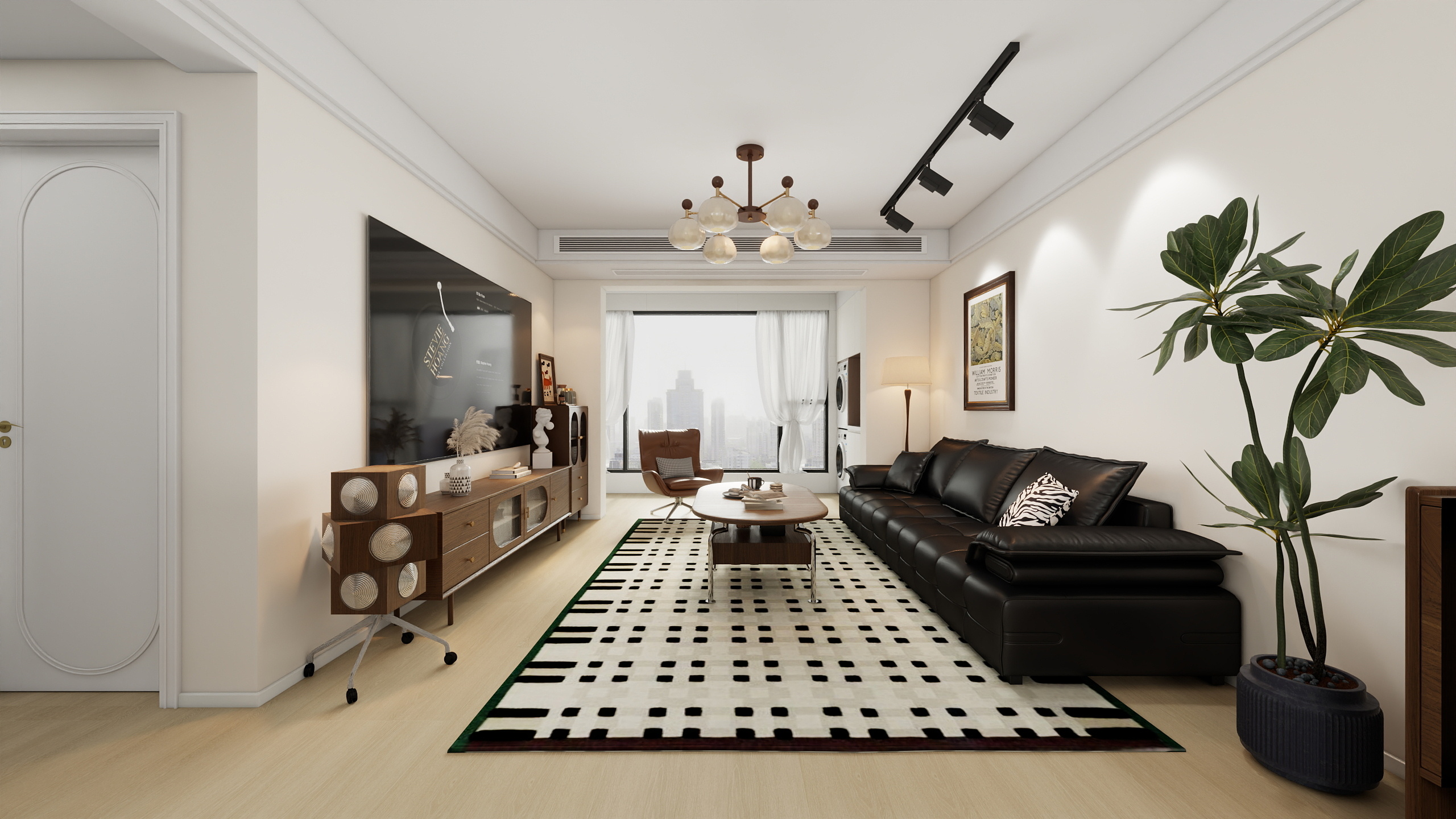 雾漫樱纪-124平三室装修效果图