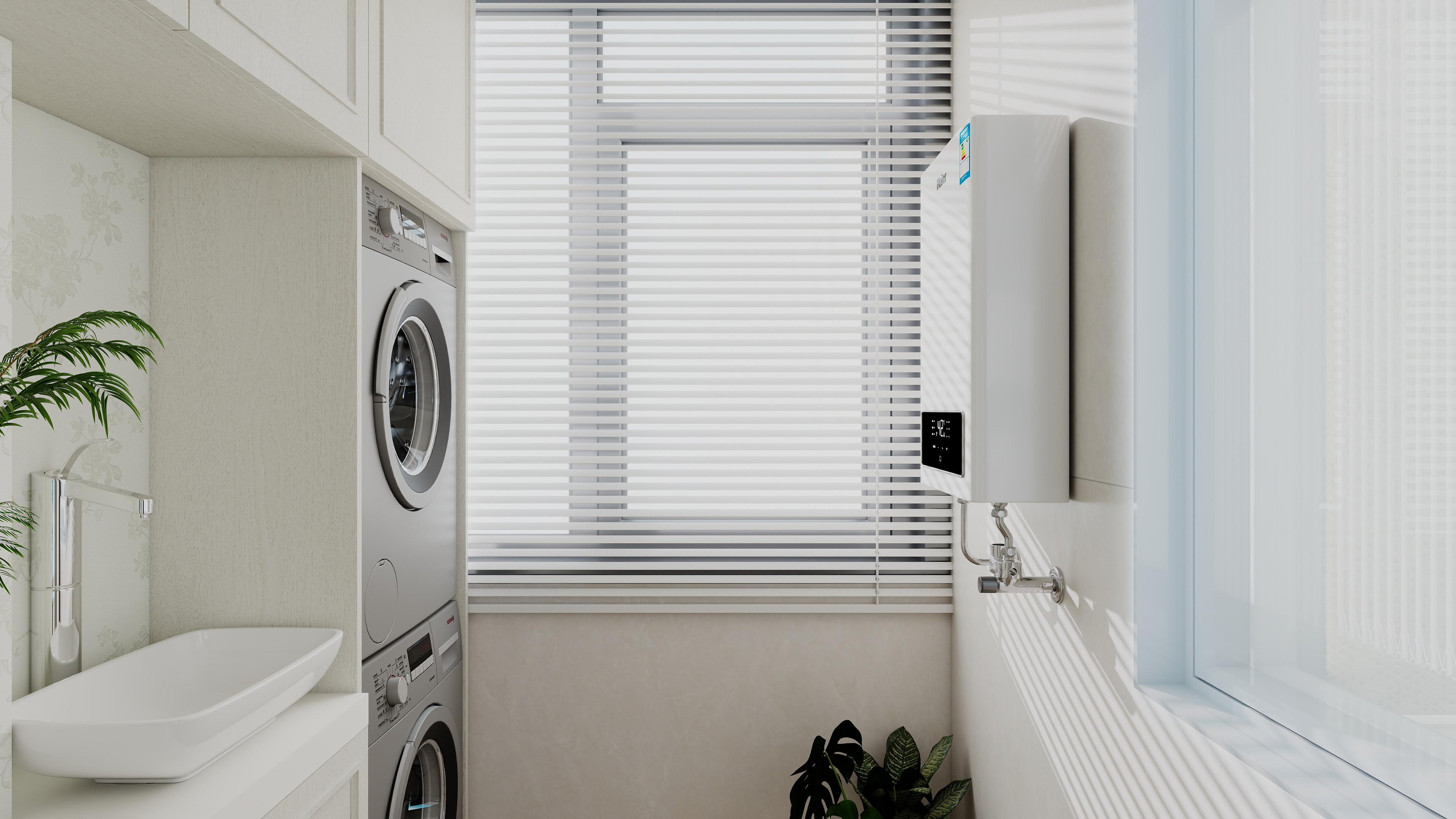 广东晟禹-轻法式田园风88m²装修效果图