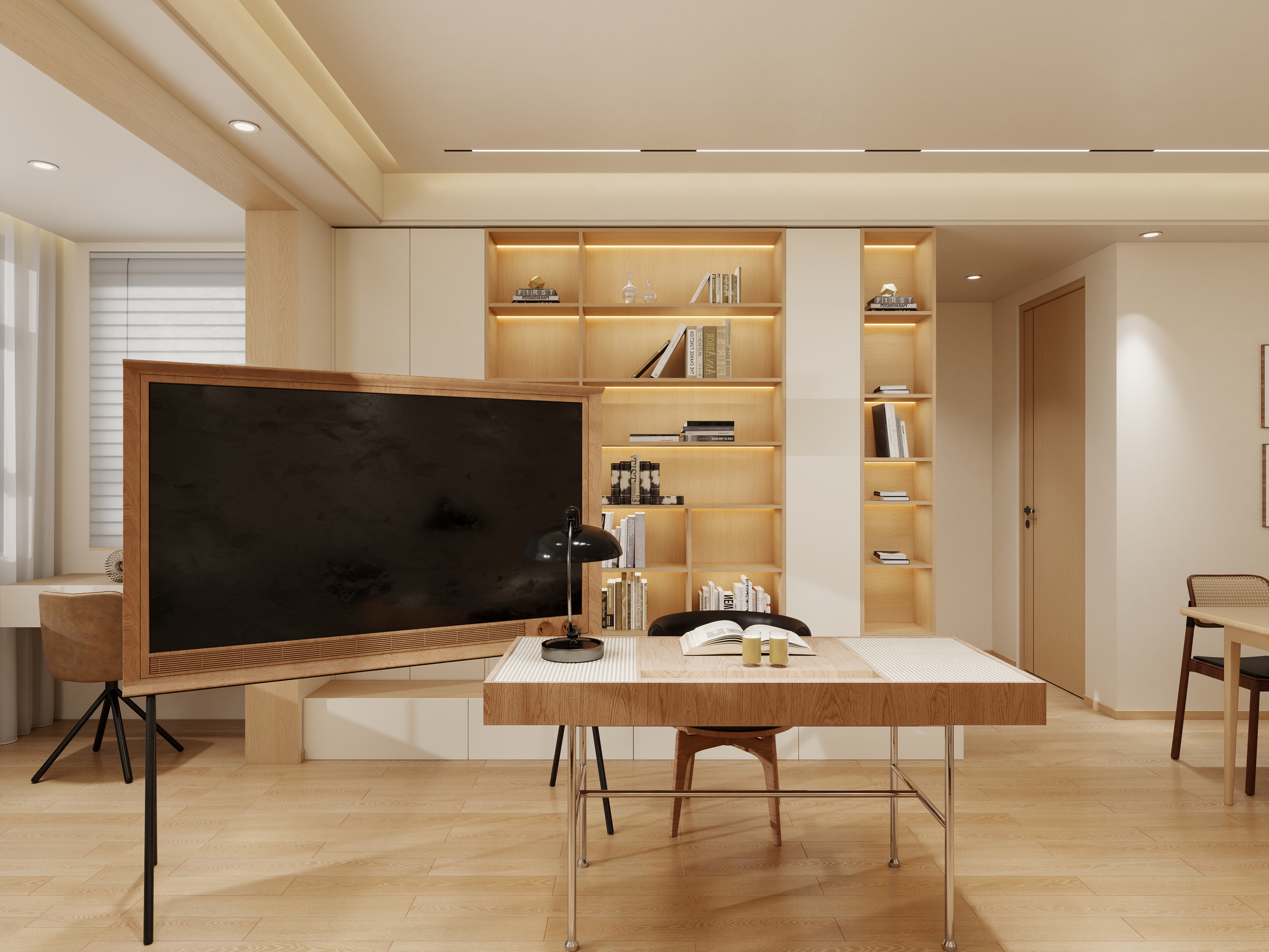 艺雅丽-81平现代简约 装修效果图