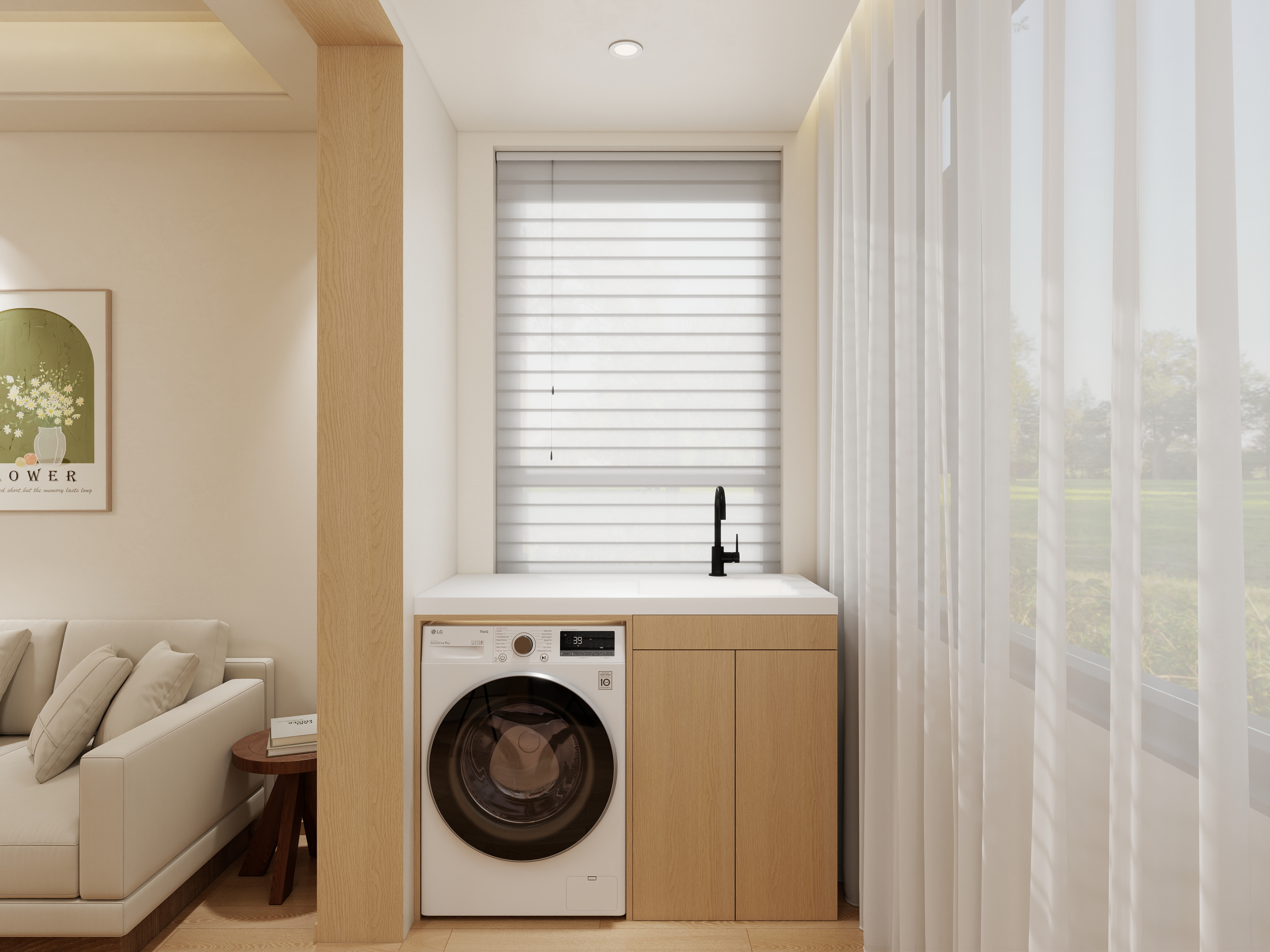 艺雅丽-81平现代简约 装修效果图