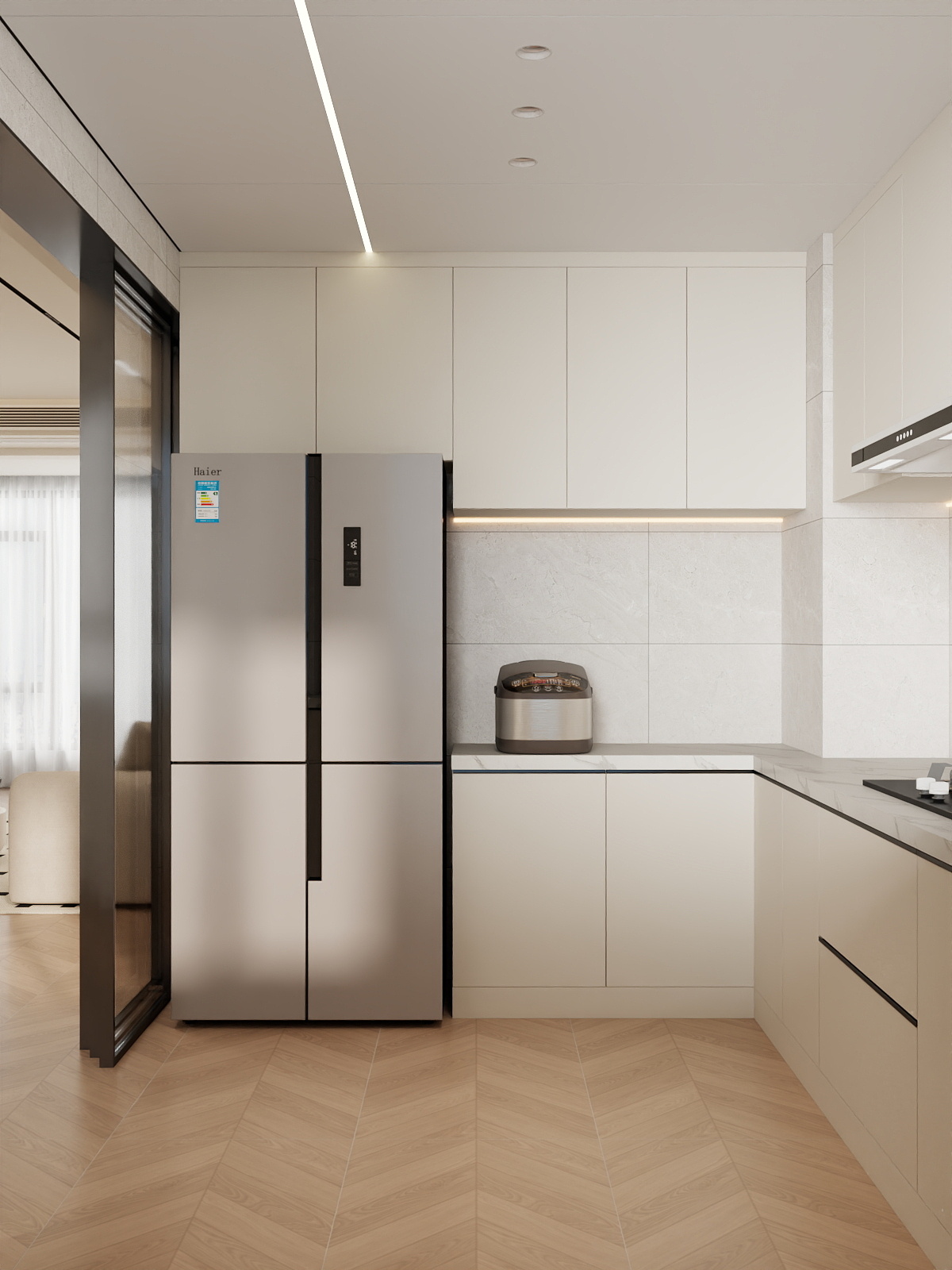 吴爽-138m²现代简约风格设计装修效果图