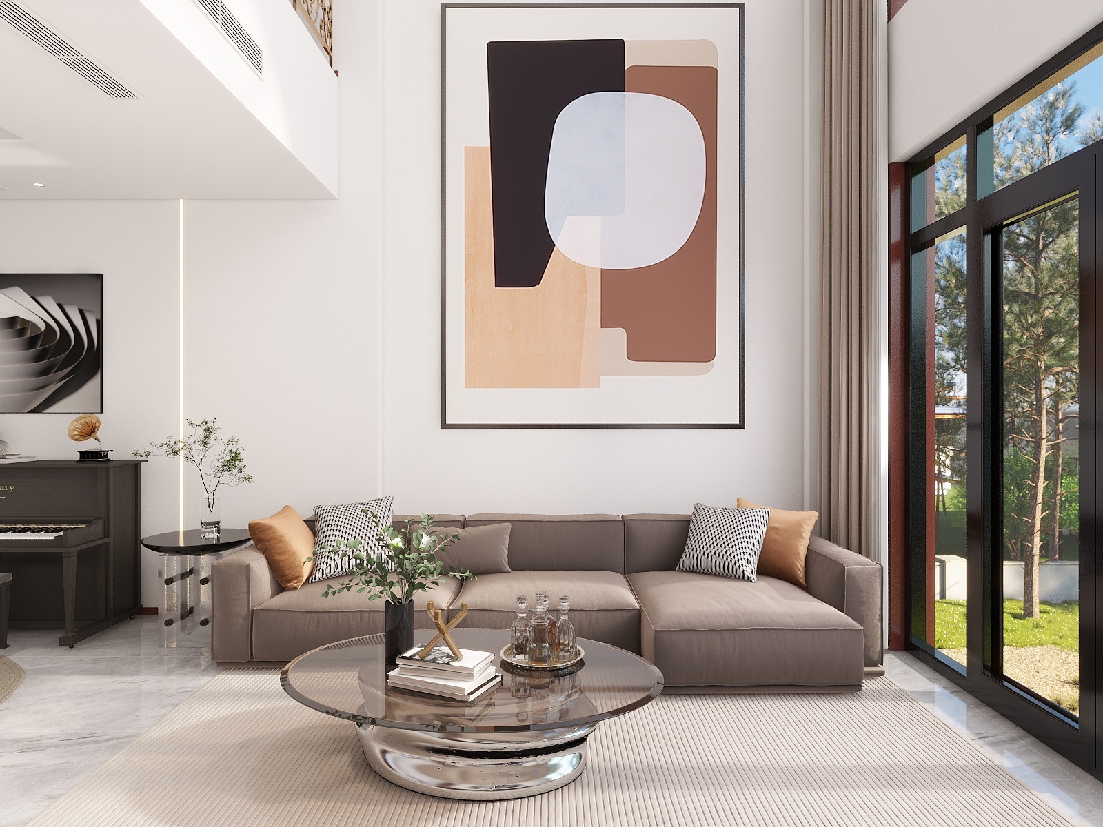 湛智华-港式104平复式装修效果图