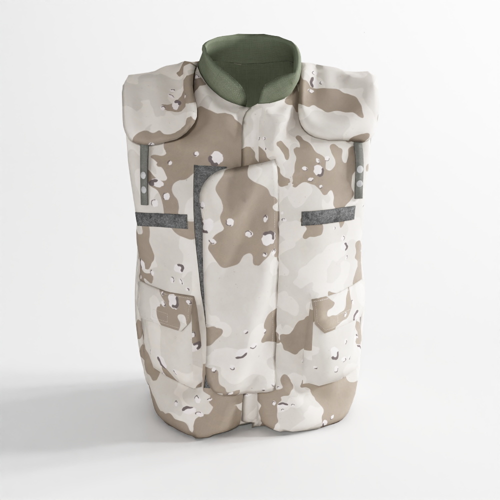 钓鱼用品18-衣服3D模型