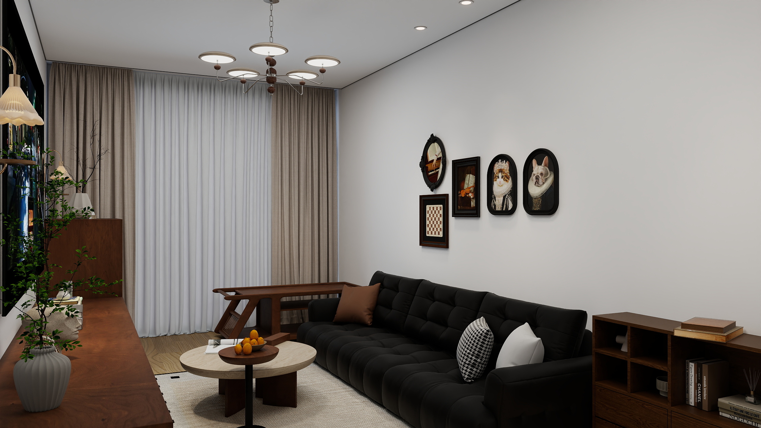 星澜设计Best-一个属于中古风|原木风的小窝装修效果图