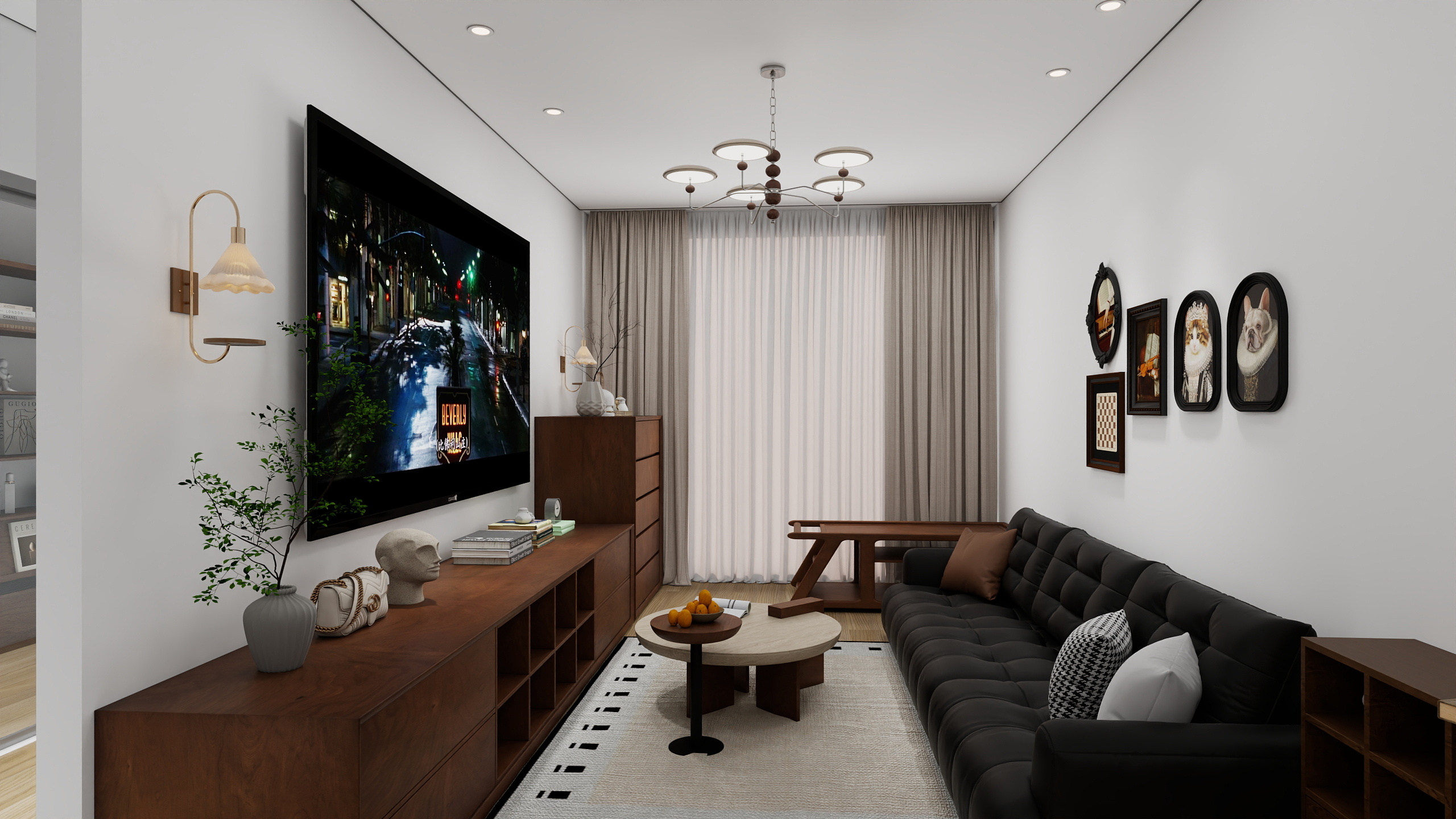 星澜设计Best-一个属于中古风|原木风的小窝装修效果图