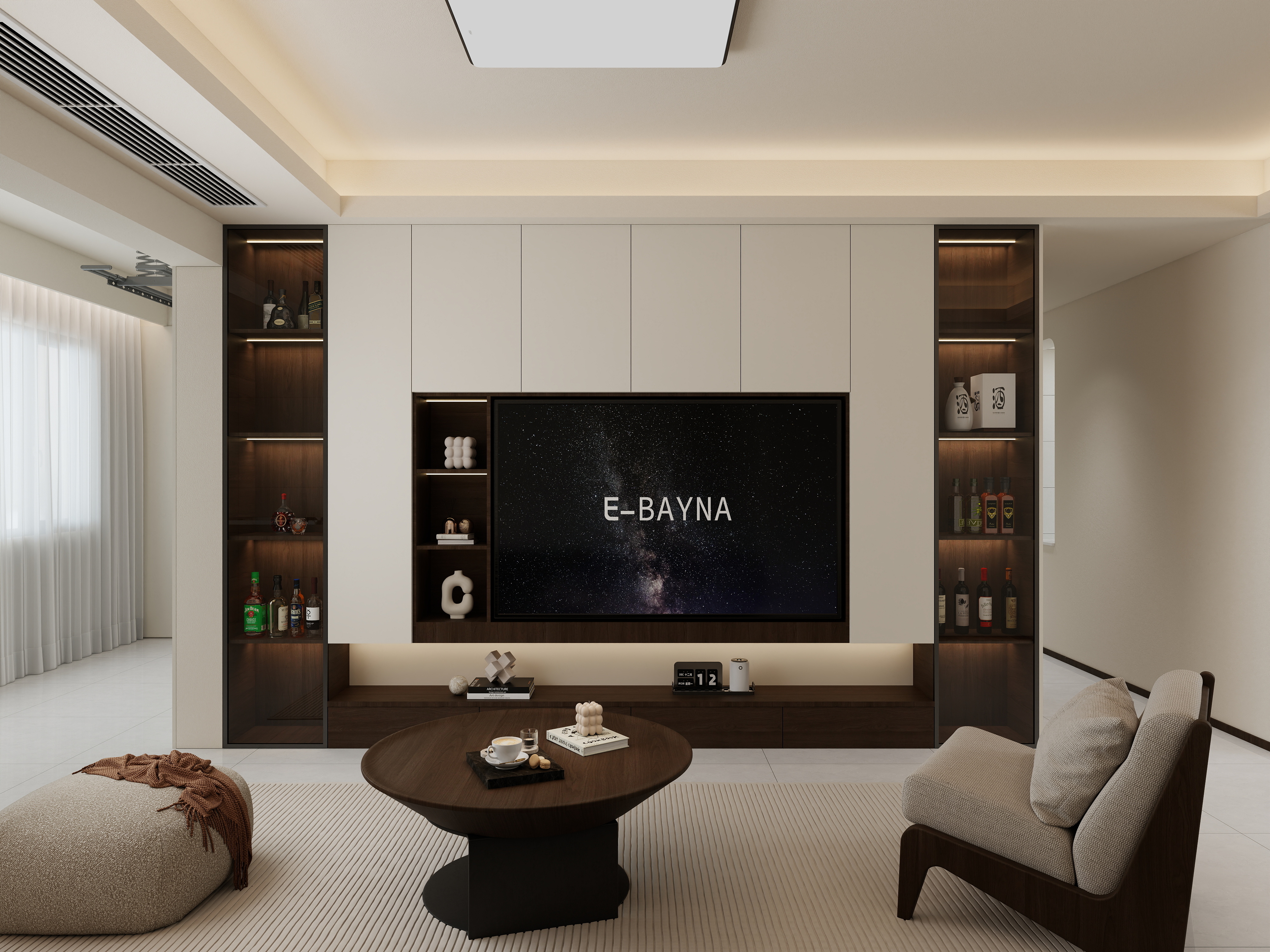 布丁cc-现代中古-112m²3室-装修设计方案