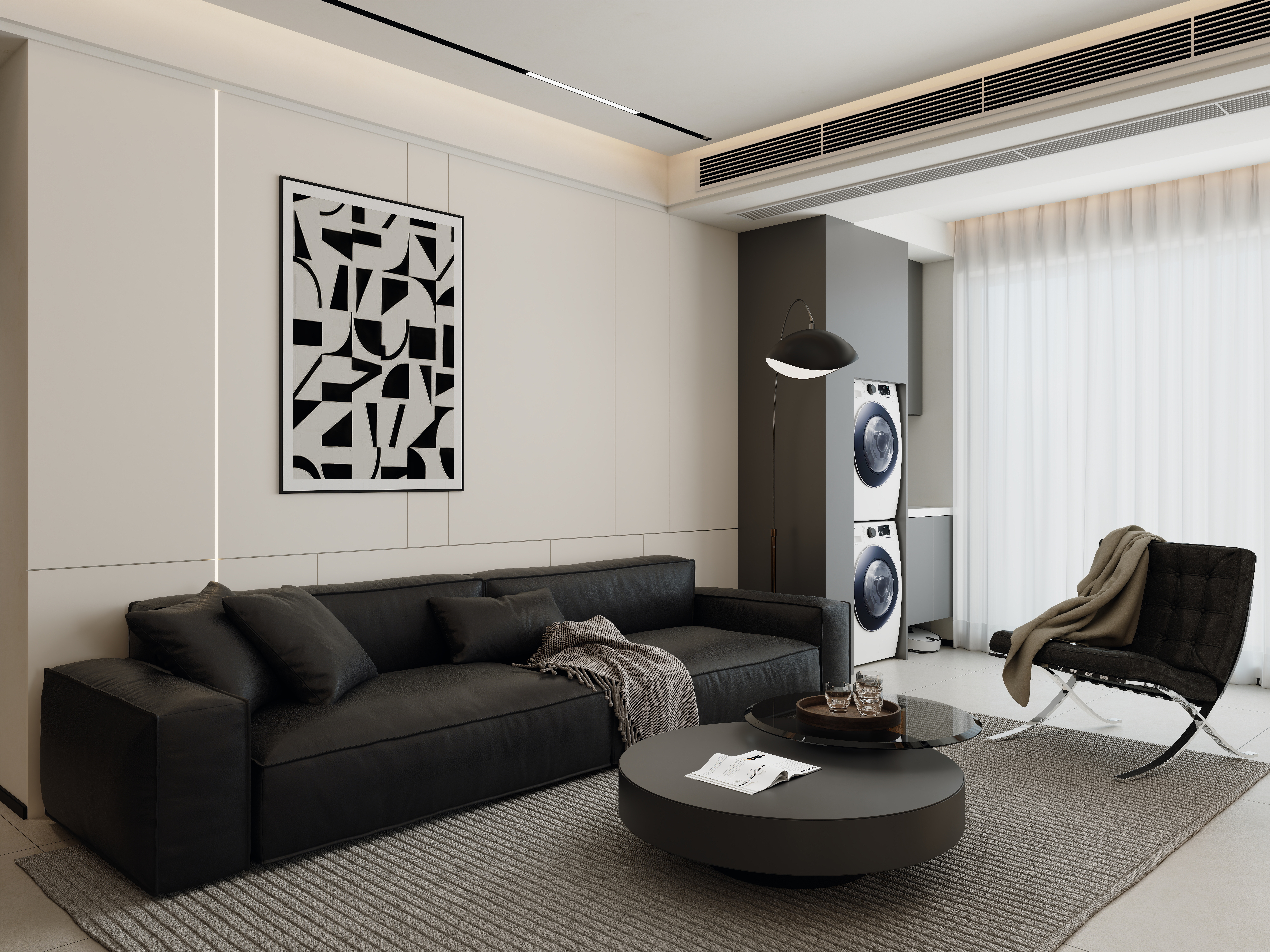 布丁cc-意式极简-107m²3室-装修设计方案