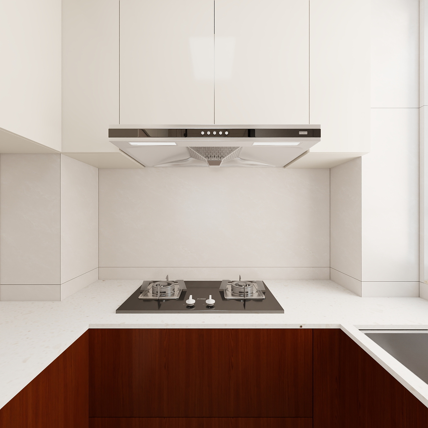 艺雅丽-78平现代简约一层厨房装修效果图第3张