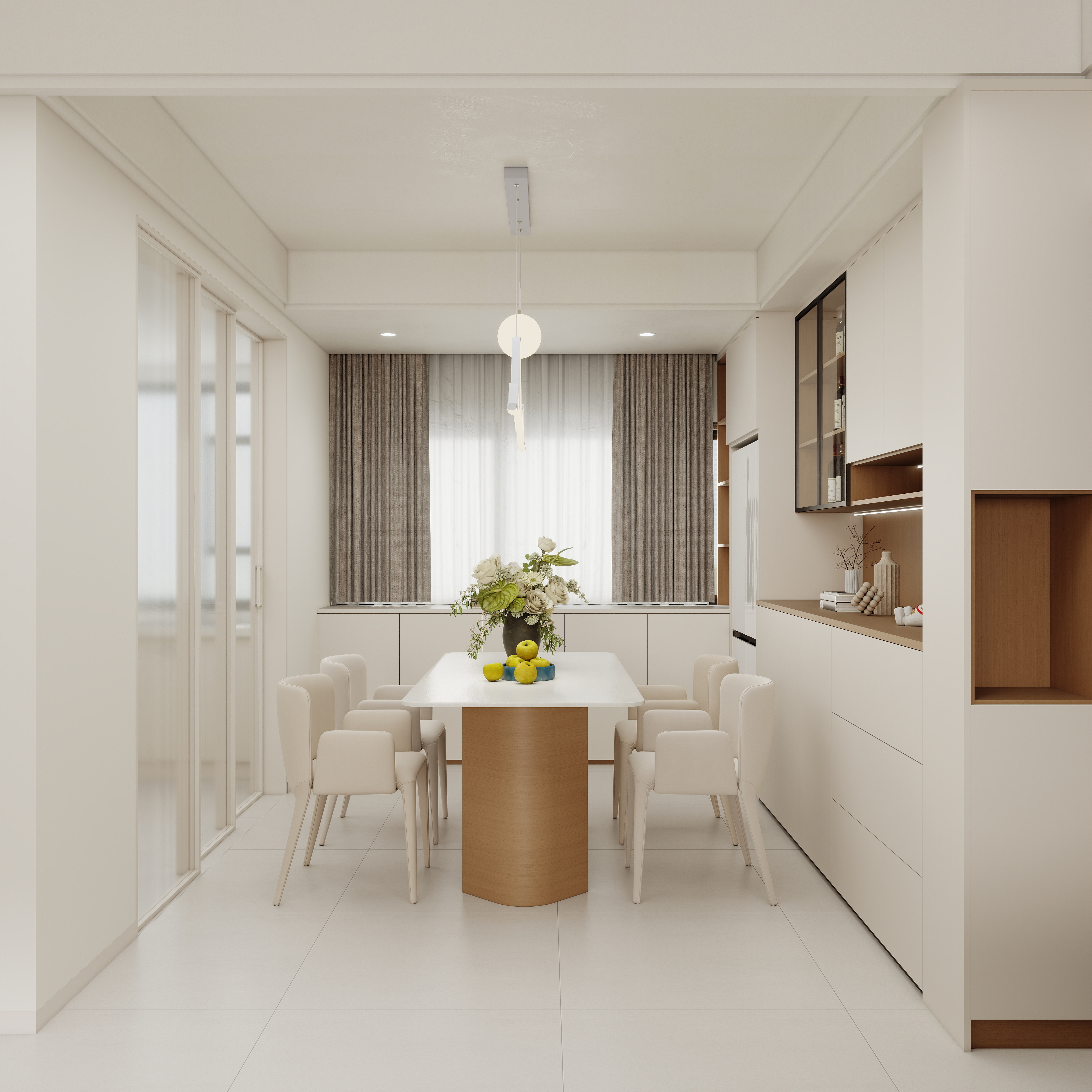 壹诺设计工作室-现代简约装修效果图