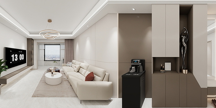 致尚佳装饰-超哥-致尚佳-航天西曹村 105户型-装修设计方案