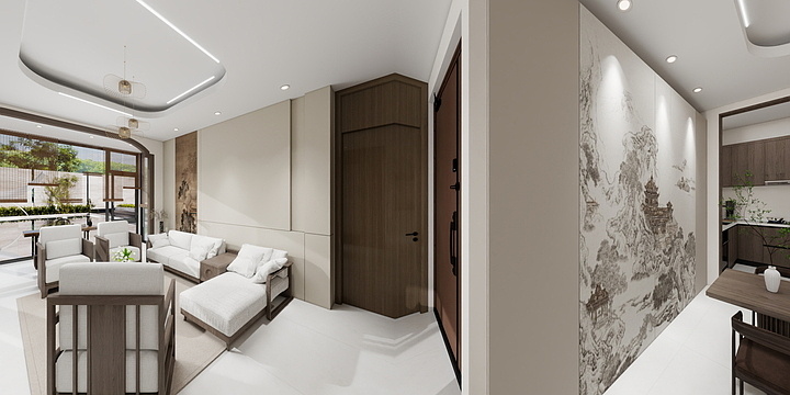 星澜设计Best-新中式的小家-装修设计方案