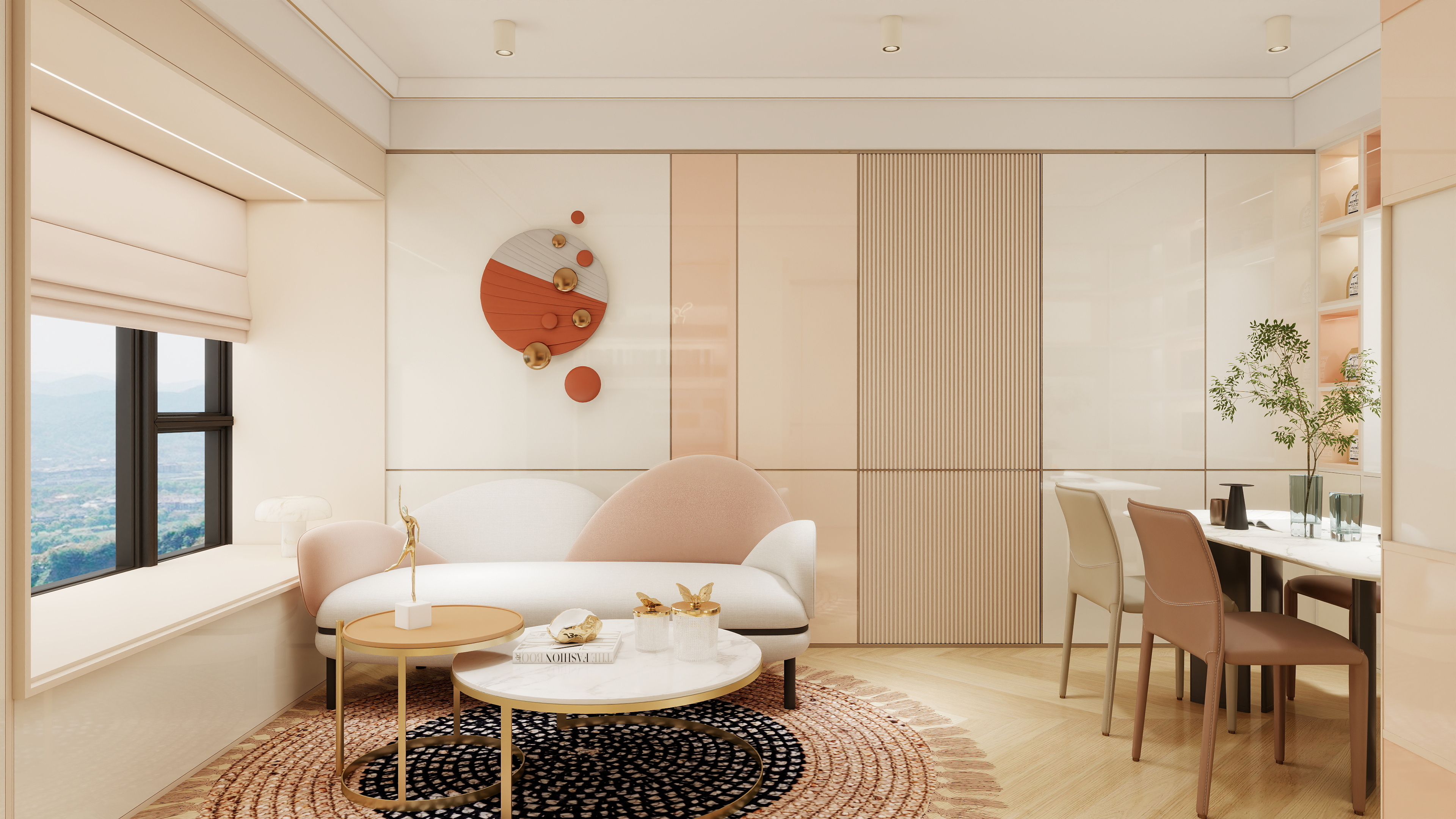 廸偉-綠悠軒-閨之雅舍64㎡2室-装修设计方案