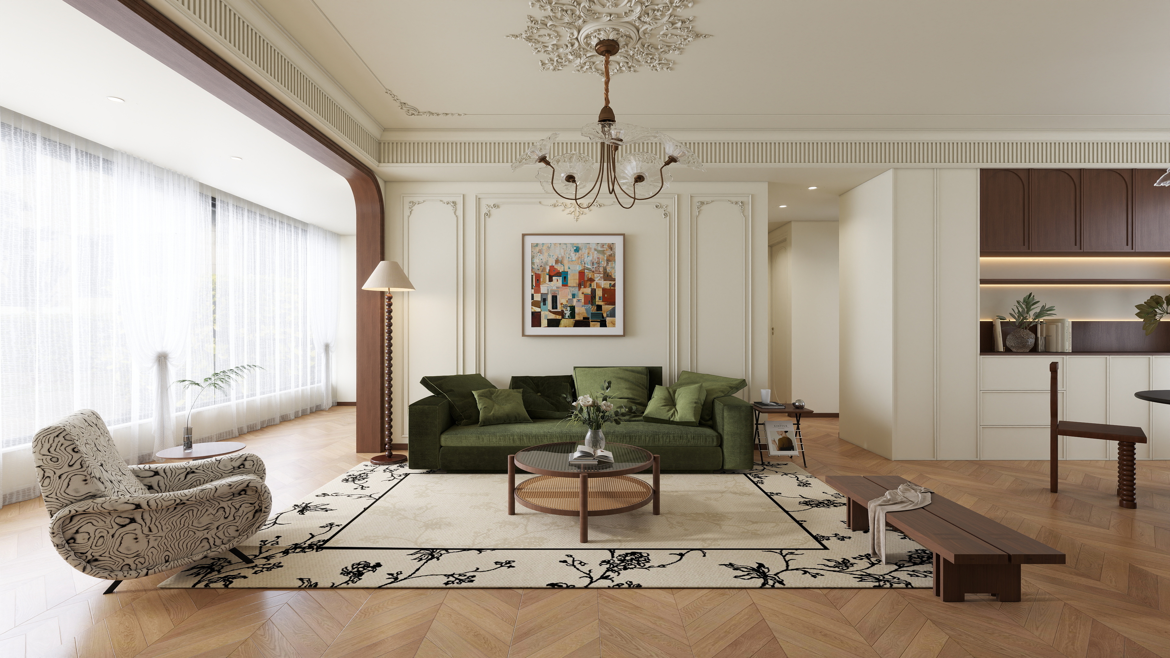 YA洁-邦泰112平米-装修设计方案