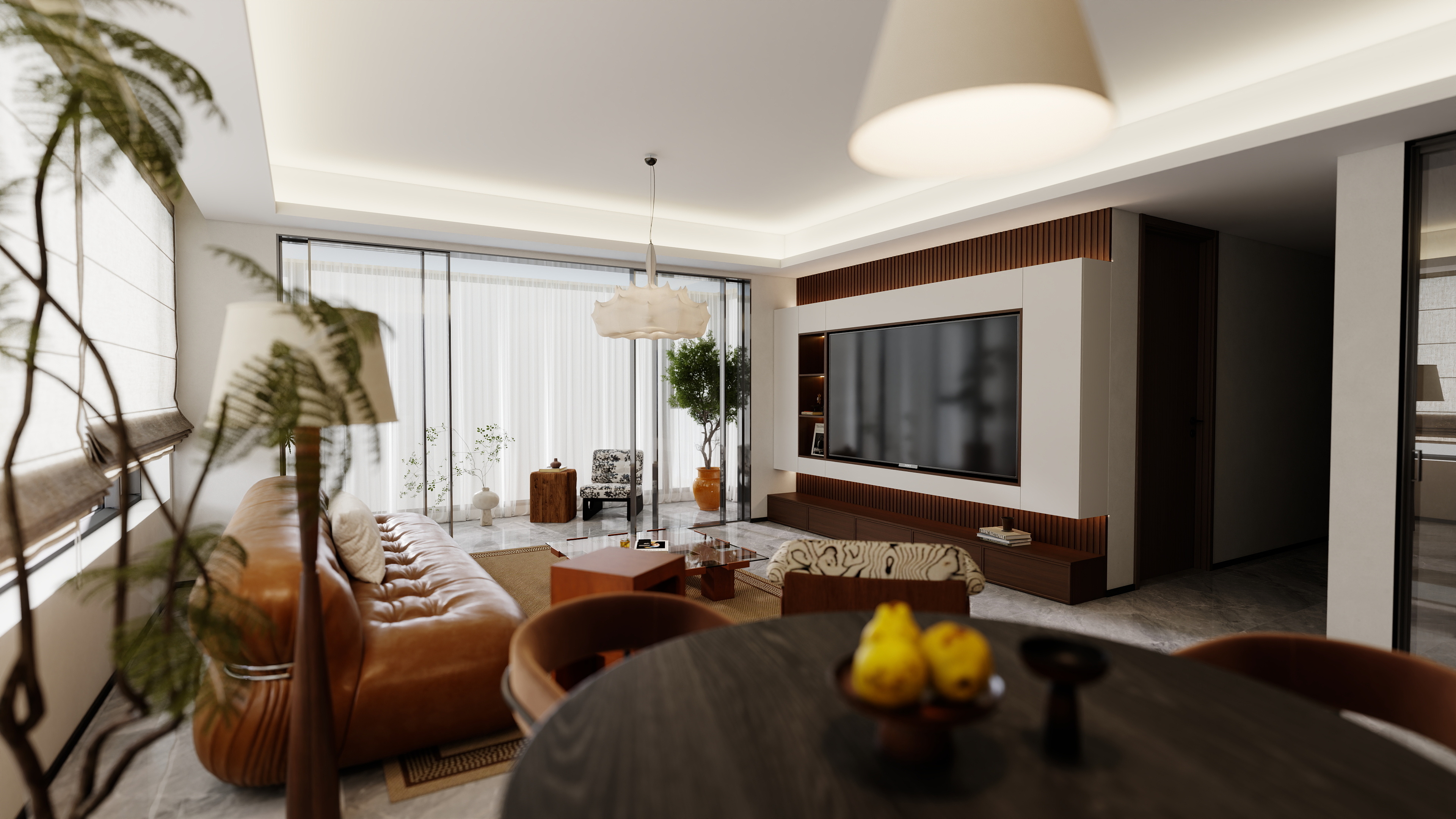 A二毛-保利椿实九里和颂 中古风-装修设计方案