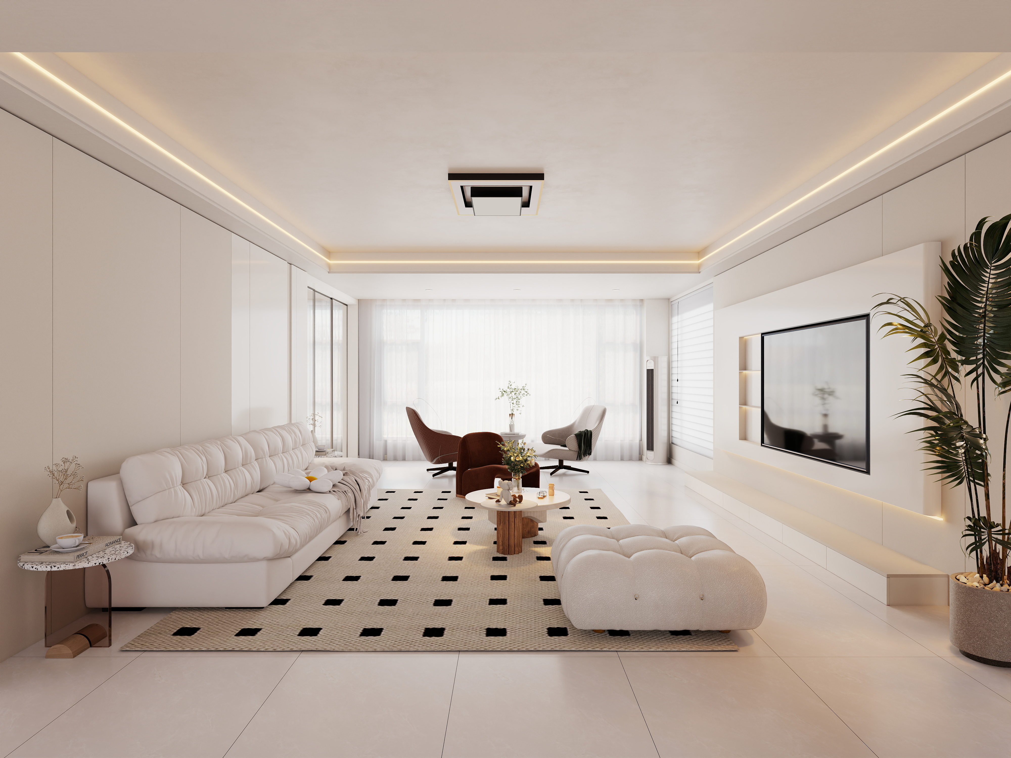 丁光辉-170平现代简约 -装修设计方案