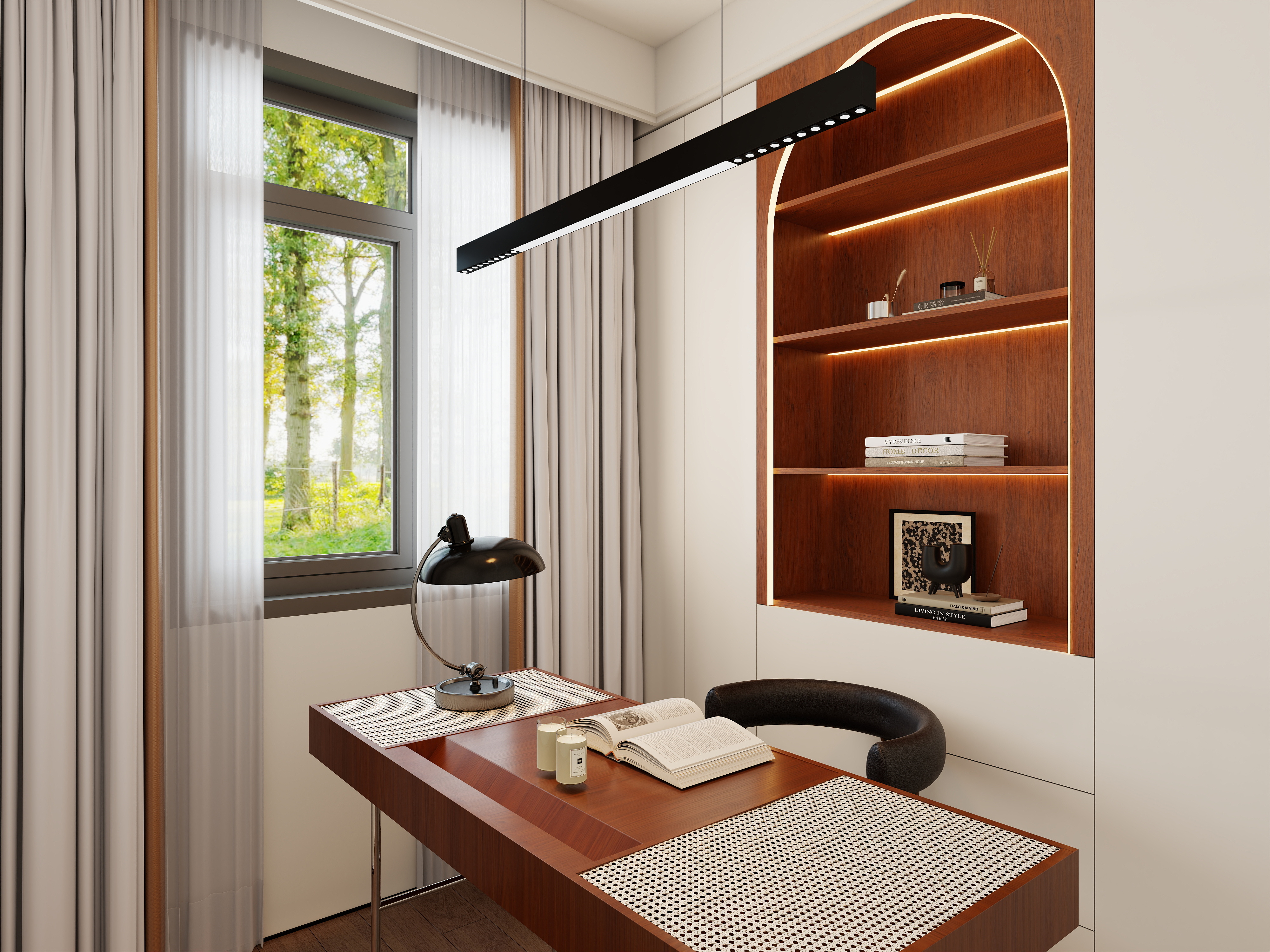 艺雅丽-78平现代简约装修效果图