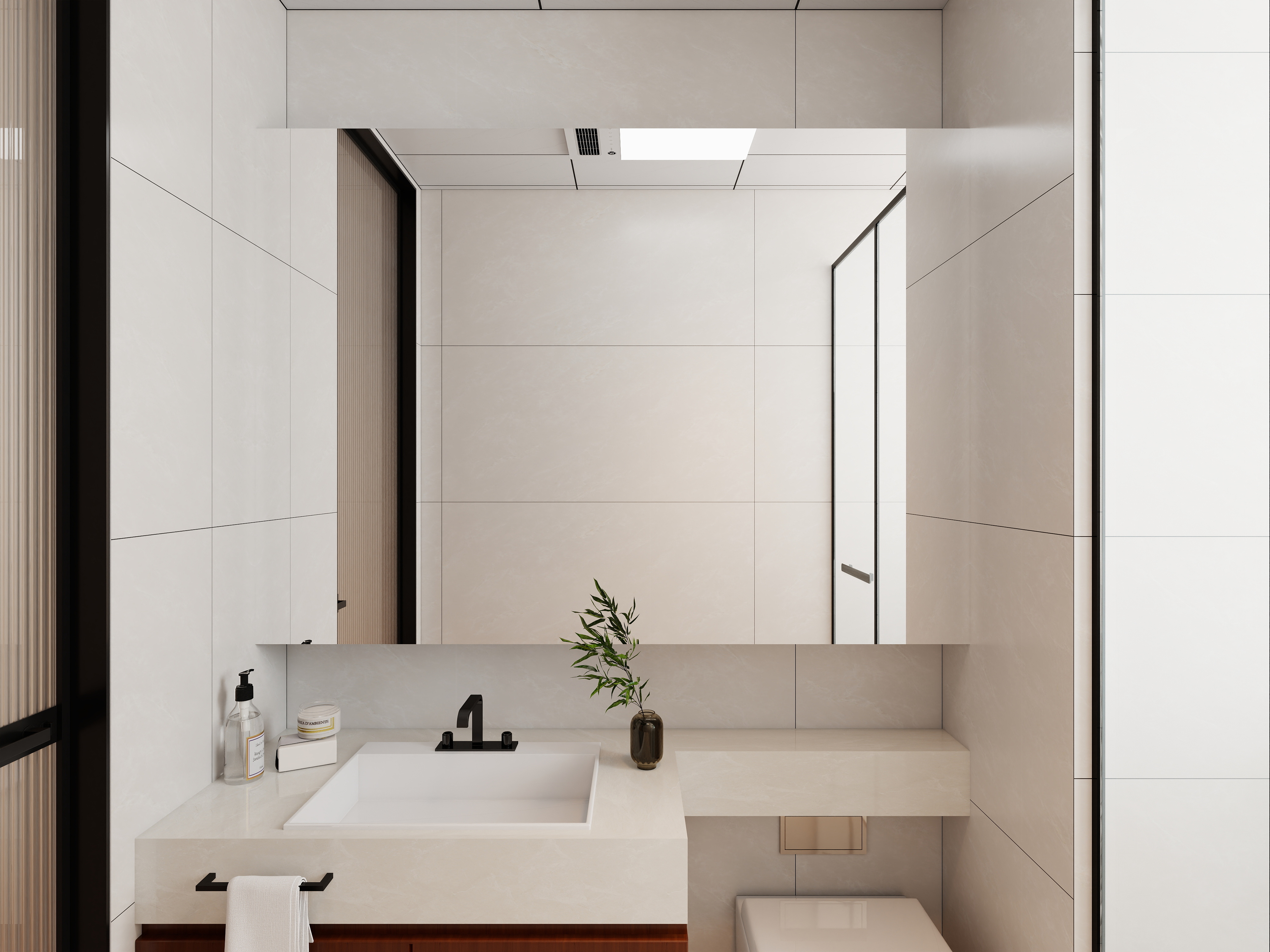 艺雅丽-78平现代简约装修效果图