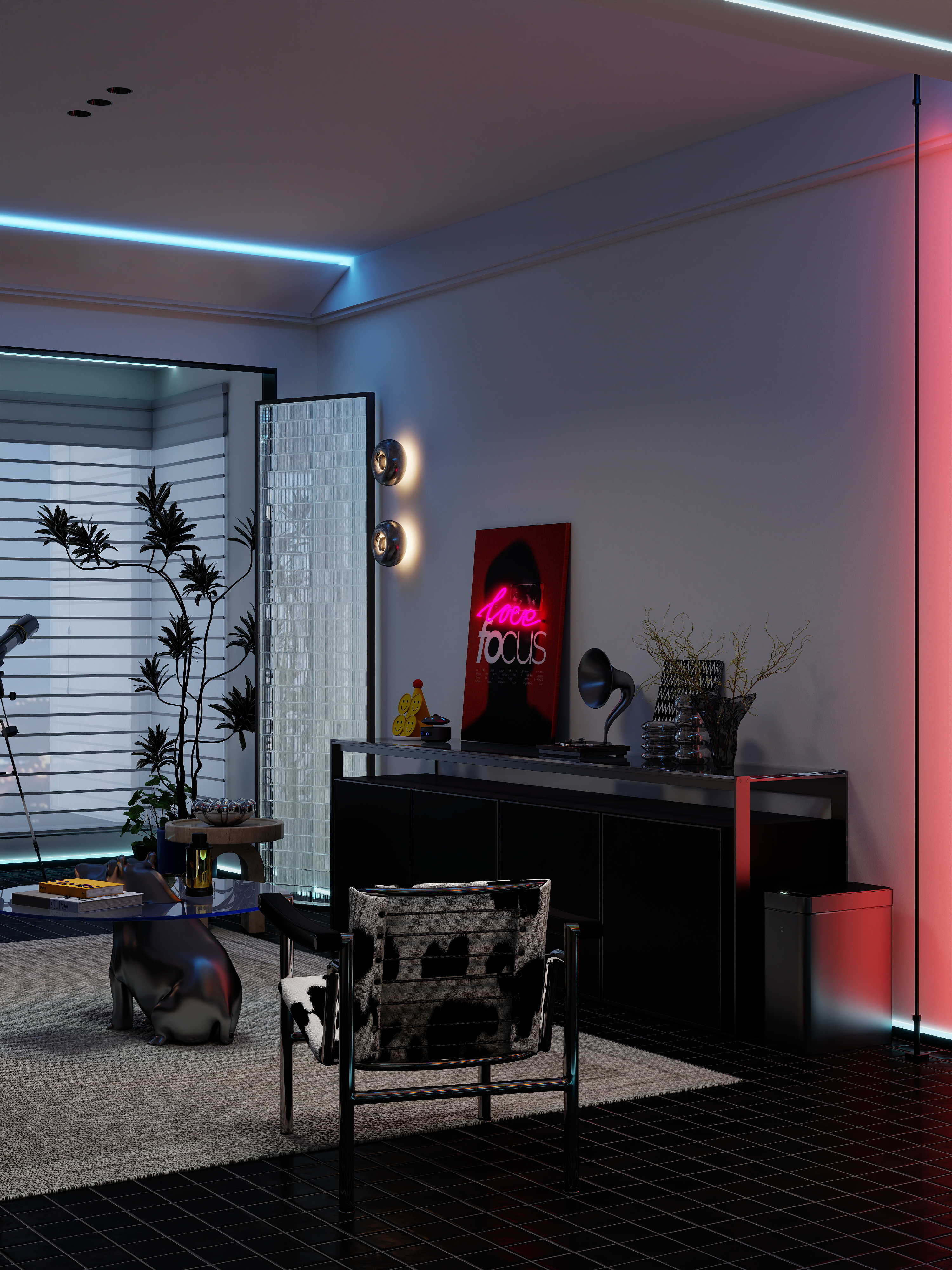 点点设计.-摩登赛博·精装爆改-装修设计方案