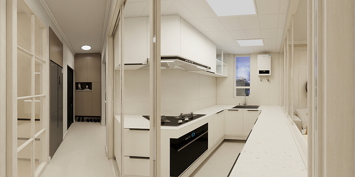 xLvp-8.2长阳路2080号1005室    图纸-Model-装修设计方案