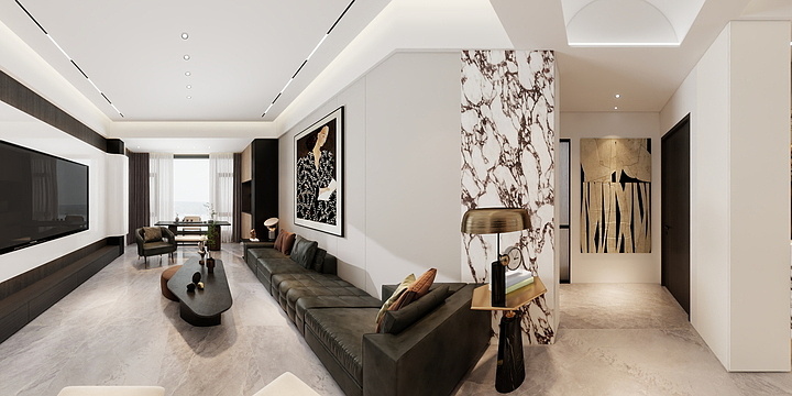 Designer阿陆-凯旋华府118㎡2室-装修设计方案