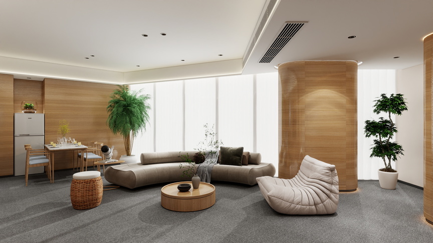 神马云在线-月子会所护理（75.63m²）vip大套间装修效果图