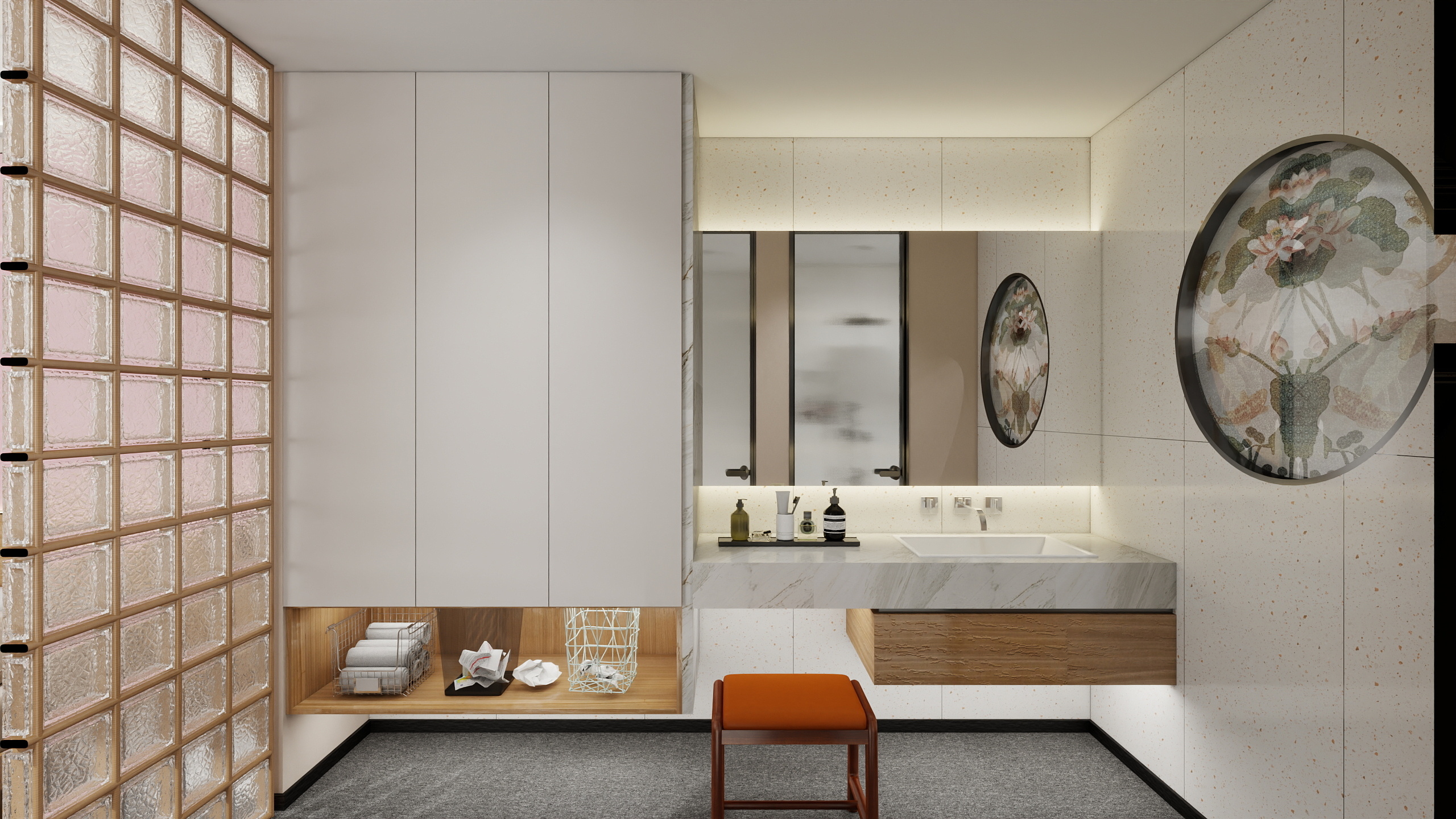 神马云在线-月子会所护理（75.63m²）vip大套间装修效果图