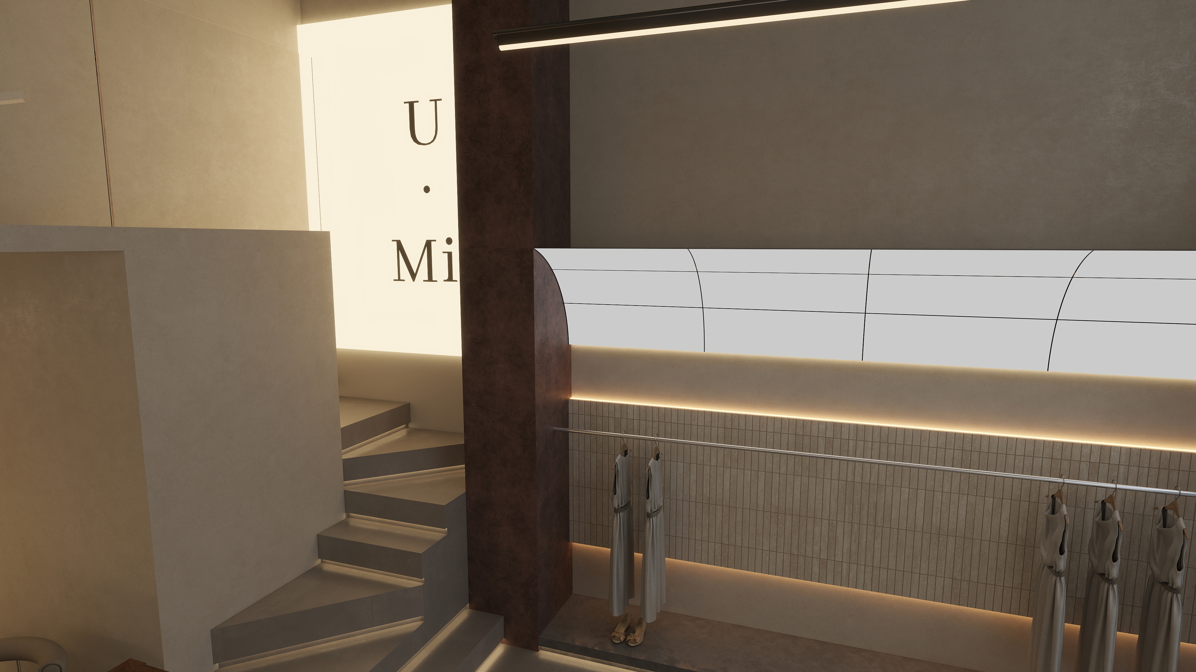 DeerDesignStudio-服装店-装修设计方案