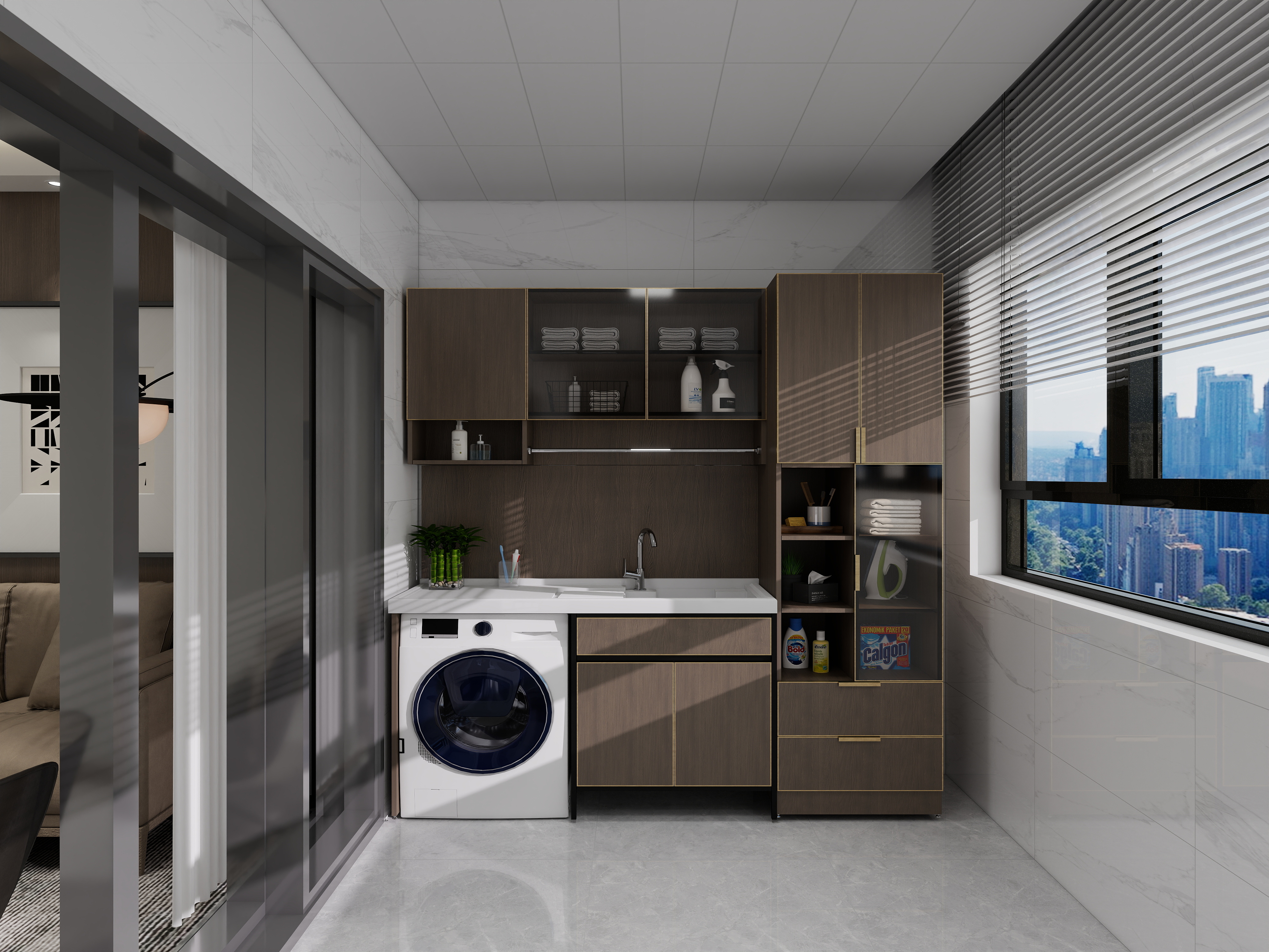 邵敏红-中德英伦联邦116㎡2室-装修设计方案