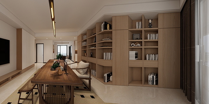 居阳设计张印-翡翠溪谷52-装修设计方案