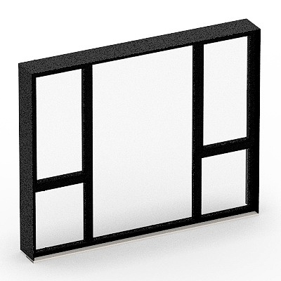 一字型窗-极窄套线