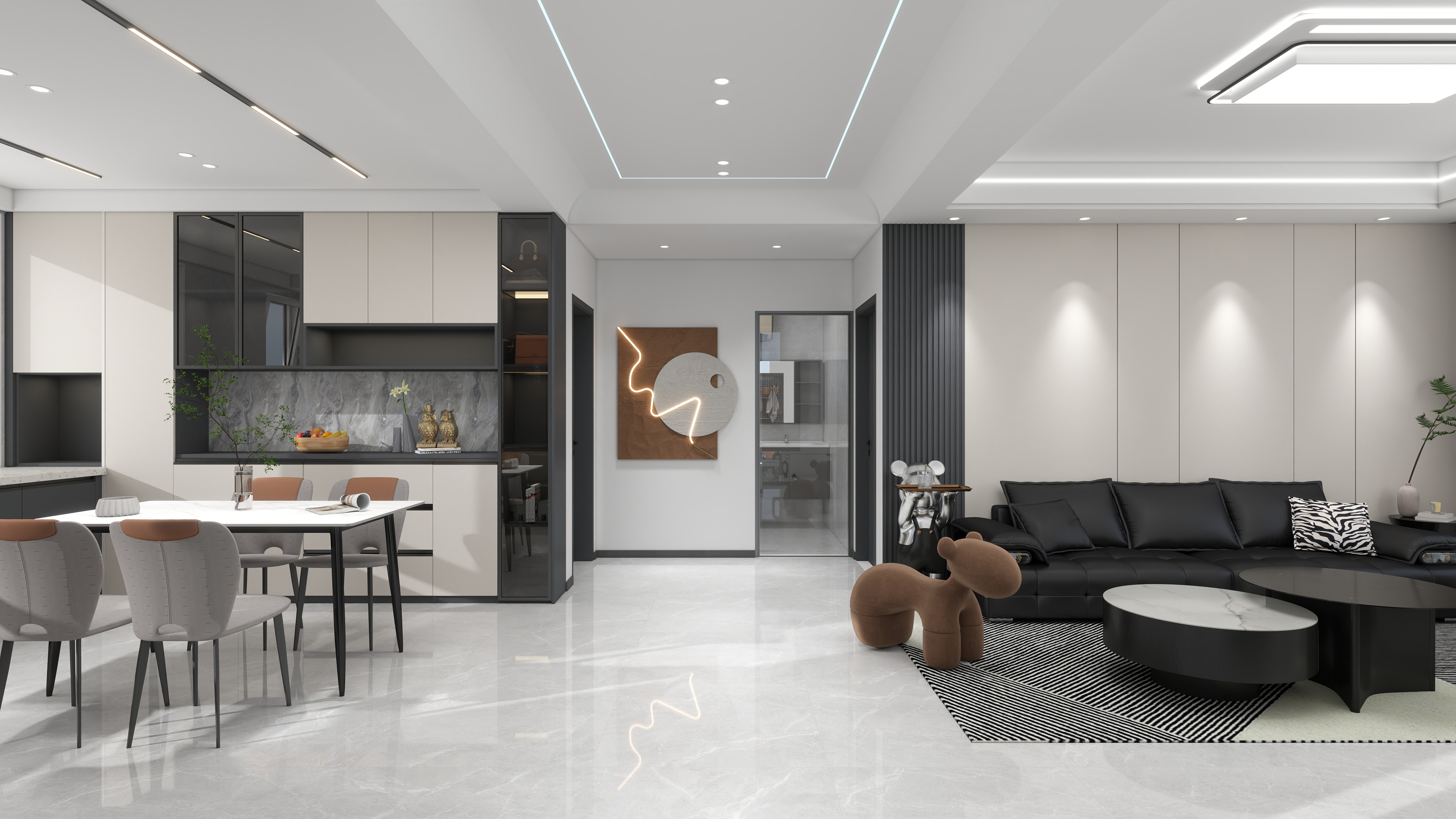 滦南新飞皇派整装-盛世华府阁楼4-3-1801丽姐-修改8.05-装修设计方案