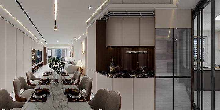 整装设计W.Zhi-昱湖壹号24-1-303-装修设计方案