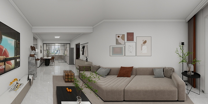 蝉v夏-瑞馨园3-803-装修设计方案