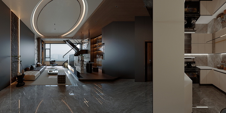 张迪-铜锣湾A1-3-101-现代跃层-装修设计方案