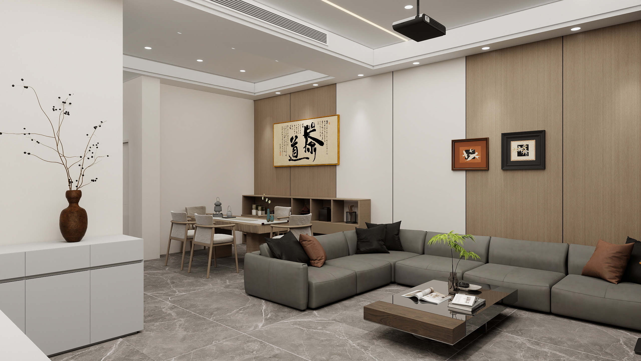 文俊一-KTV房2装修效果图