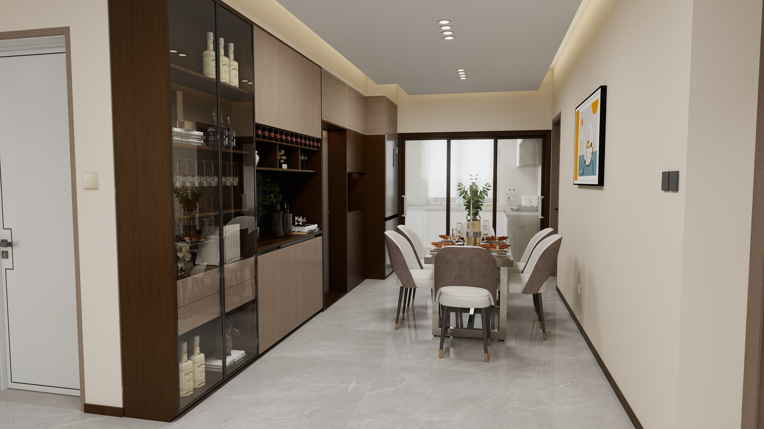 冬林设计-140².四室轻奢样板装修效果图