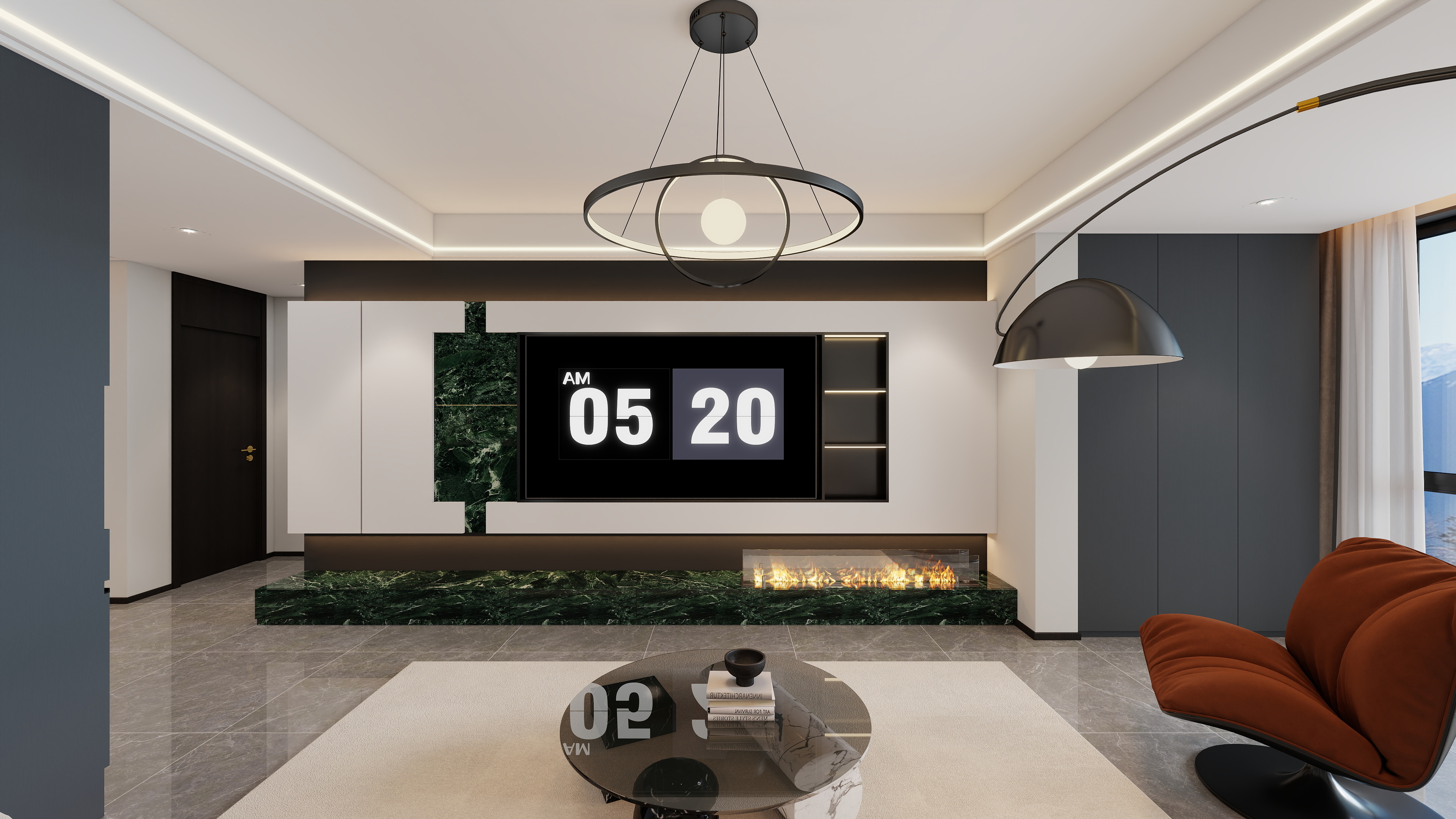 胖头鱼设计-梧桐苑现代简约风98㎡两室-装修设计方案