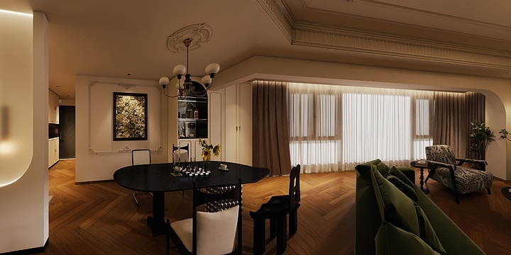 幽静熊-中天吾乡2-1902-装修设计方案