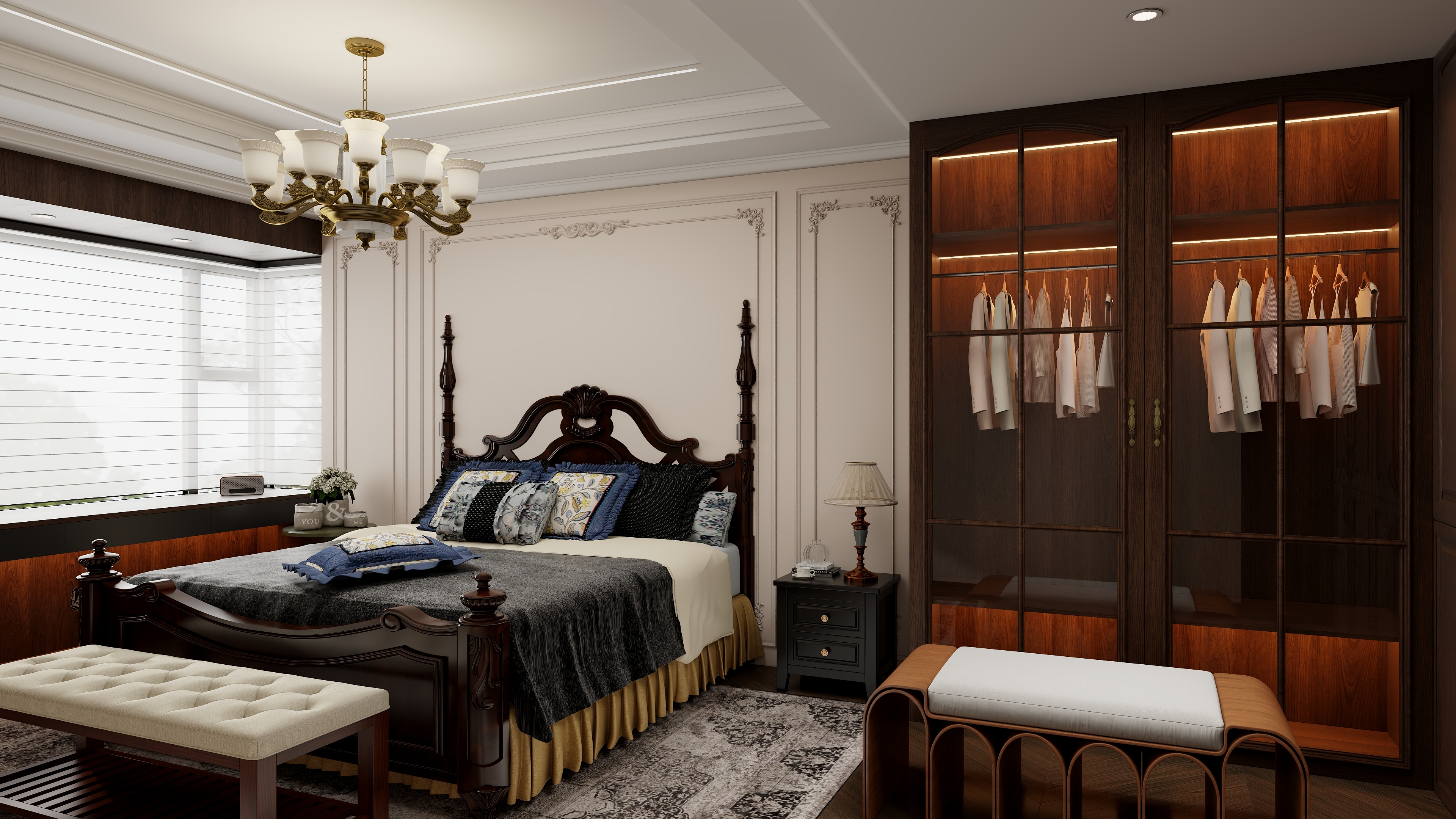 Eason....-美式复古-装修设计方案