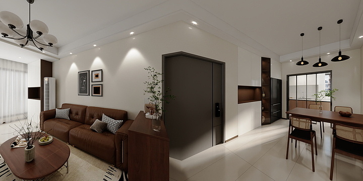 启新装饰公司-中心城二期22-1-401-装修设计方案