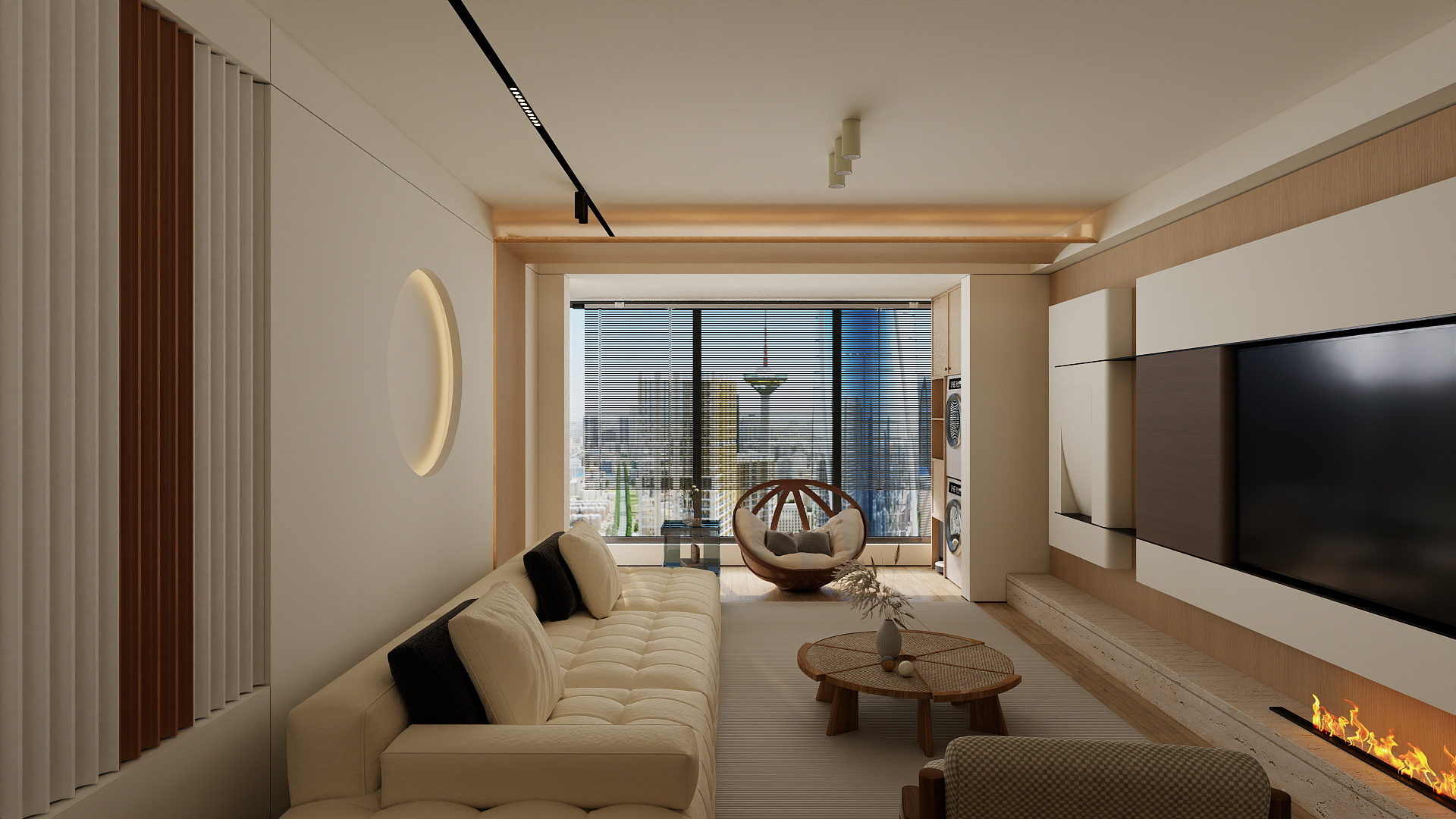 A周素人设计-半岛铁盒装修效果图